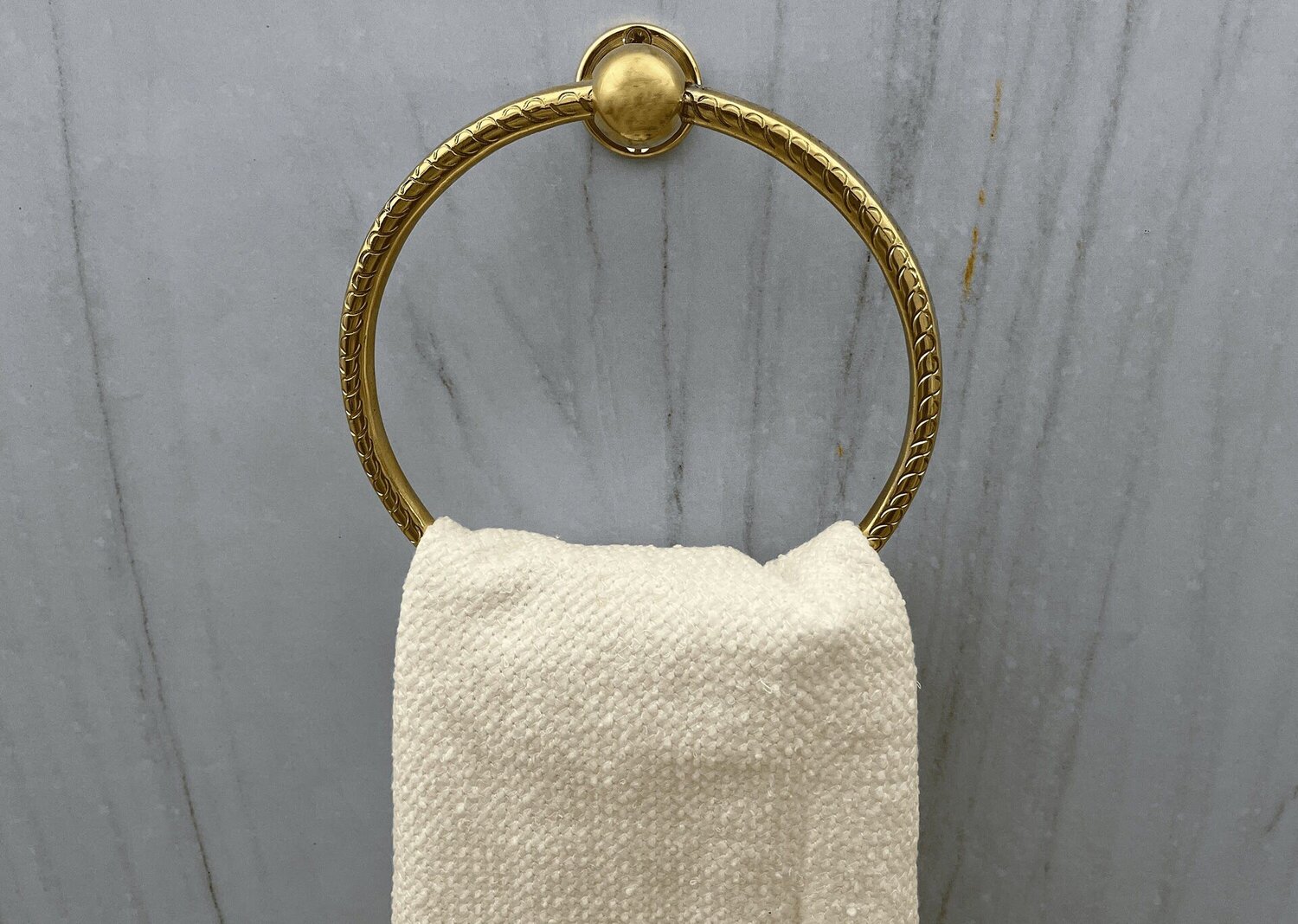 How To Replace Brass Towel Ring