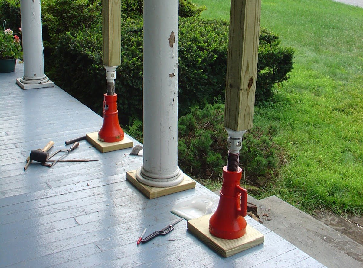 How To Replace Columns On Porch