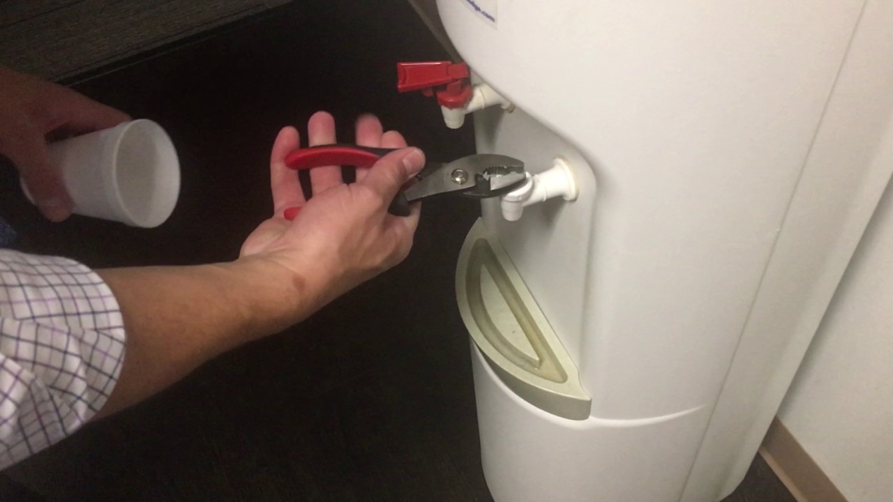How To Replace Faucet Of Water Dispenser