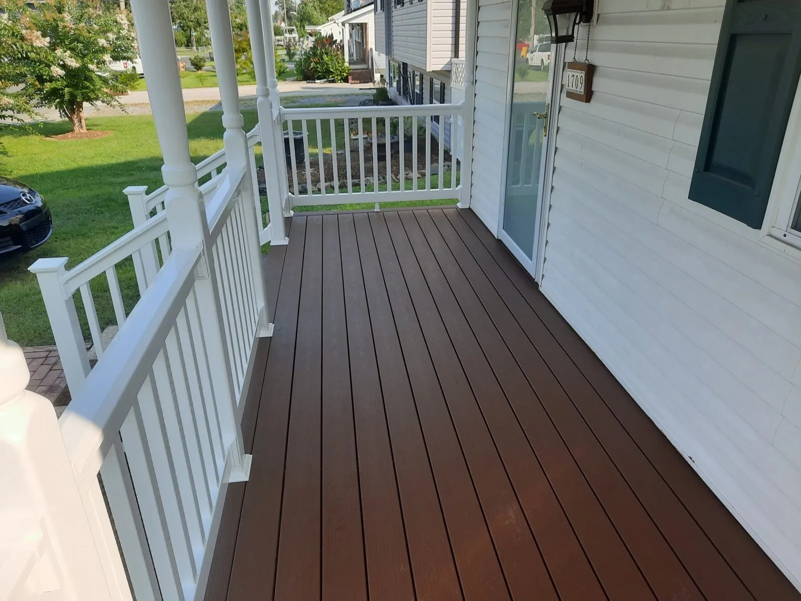 How To Stain A Front Porch
