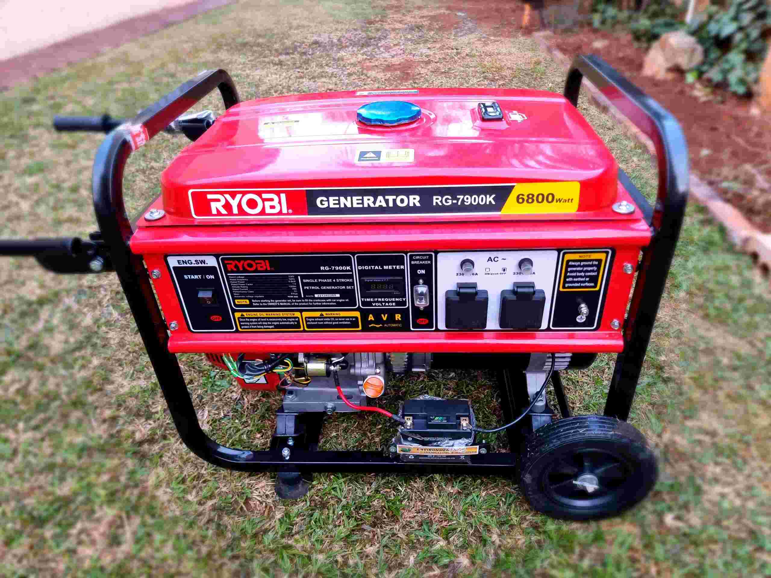 Ryobi 5000 deals watt generator