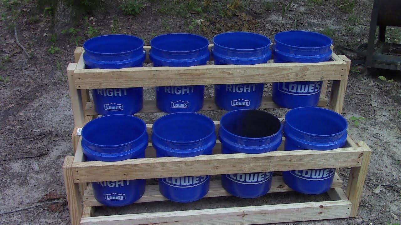 How To Store 5 Gallon Buckets