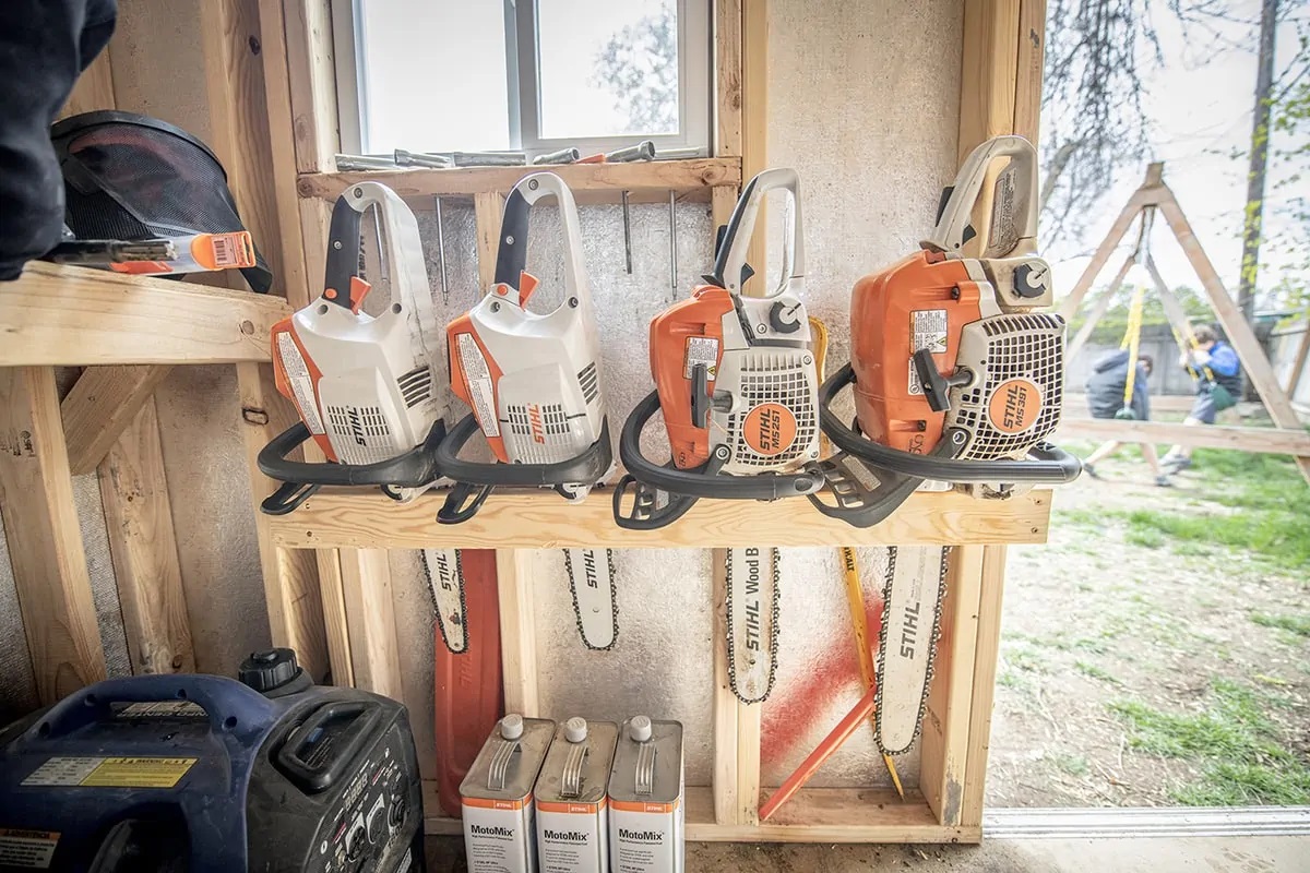 How To Store A Chainsaw