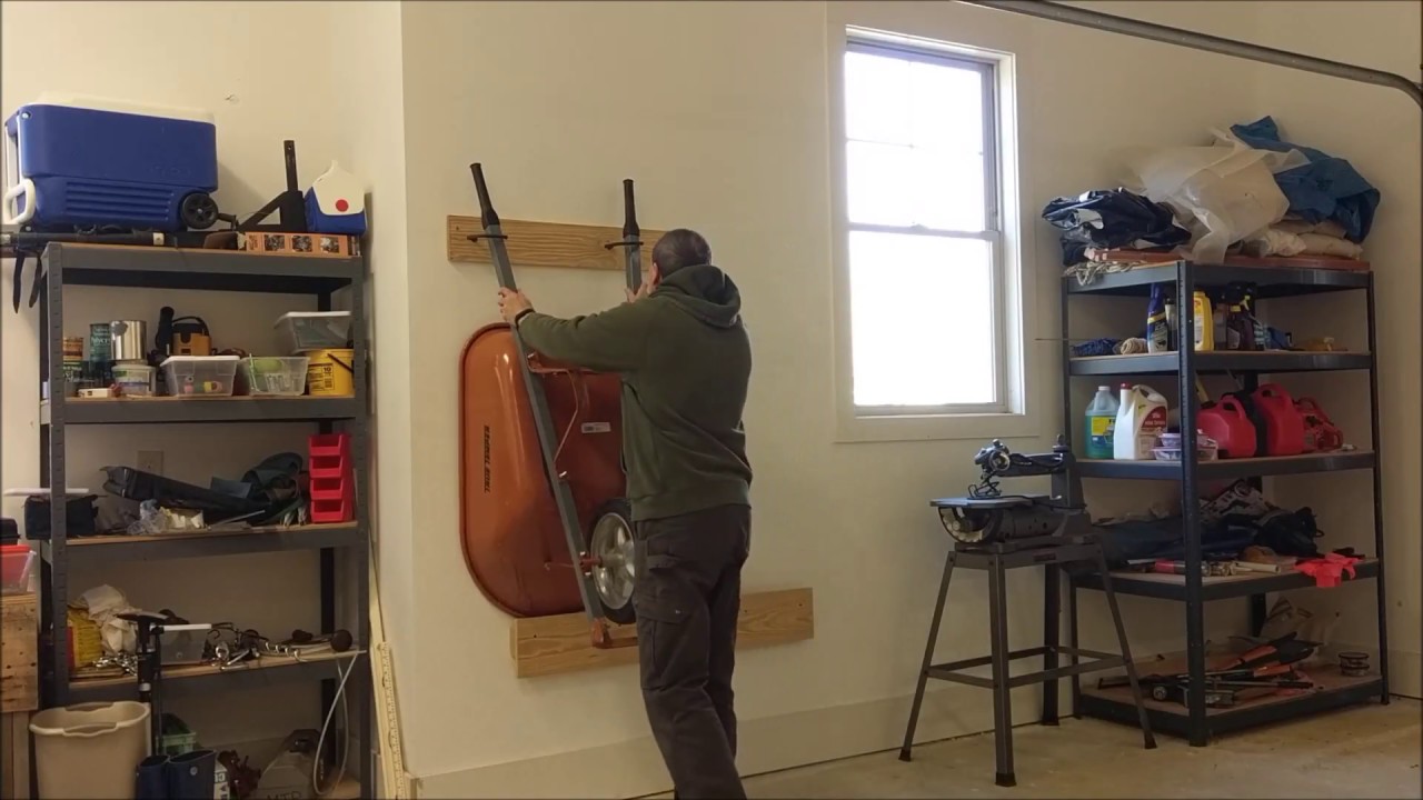 How To Store A Wheelbarrow In A Garage