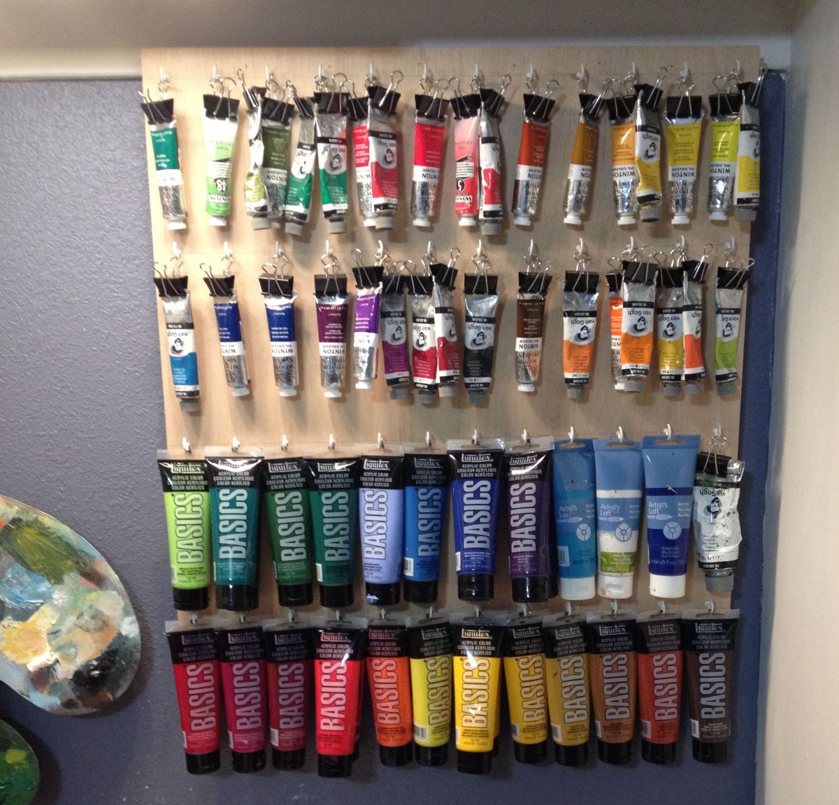 Rotating Paint Rack - Pro Acryl Paints