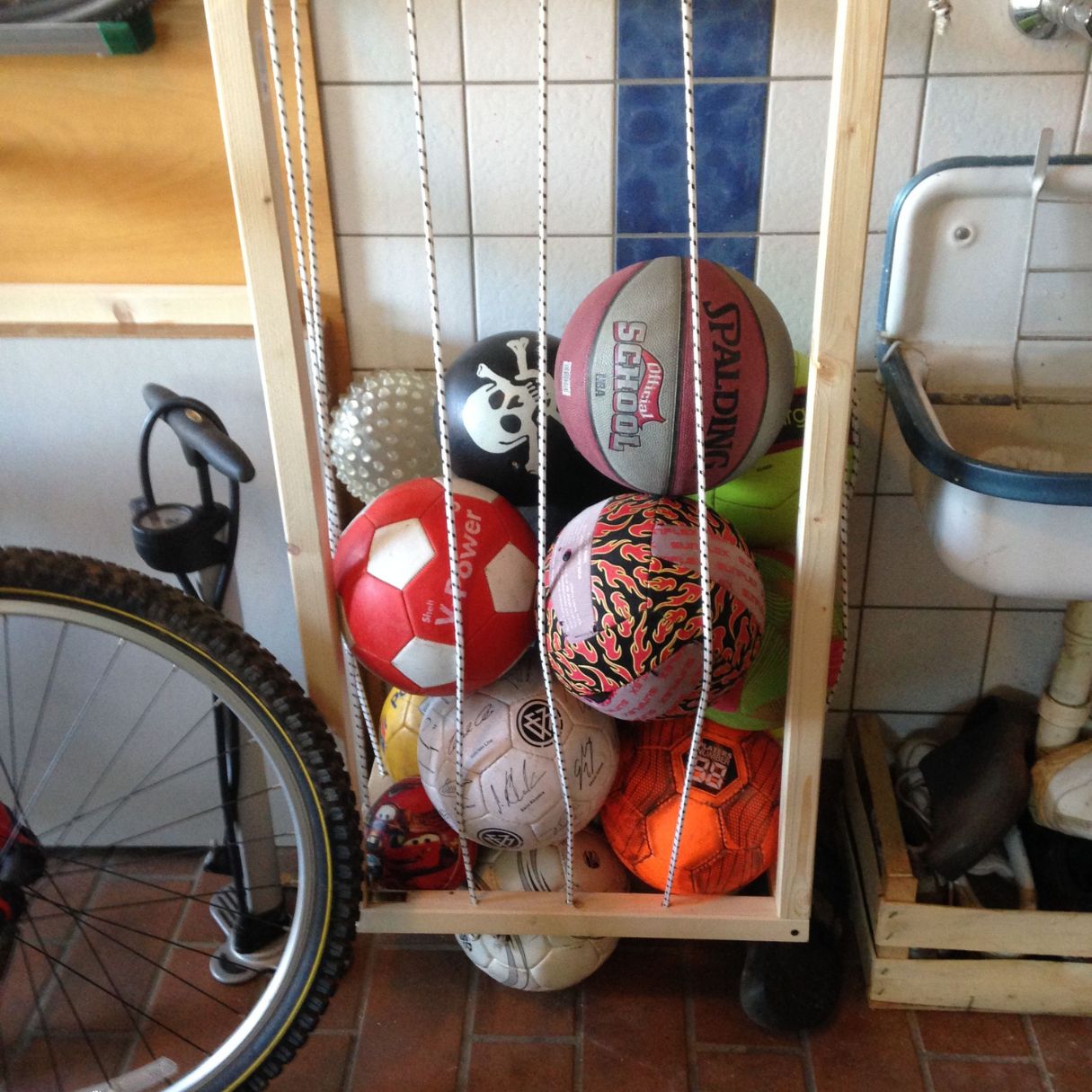How To Store Balls In Garage