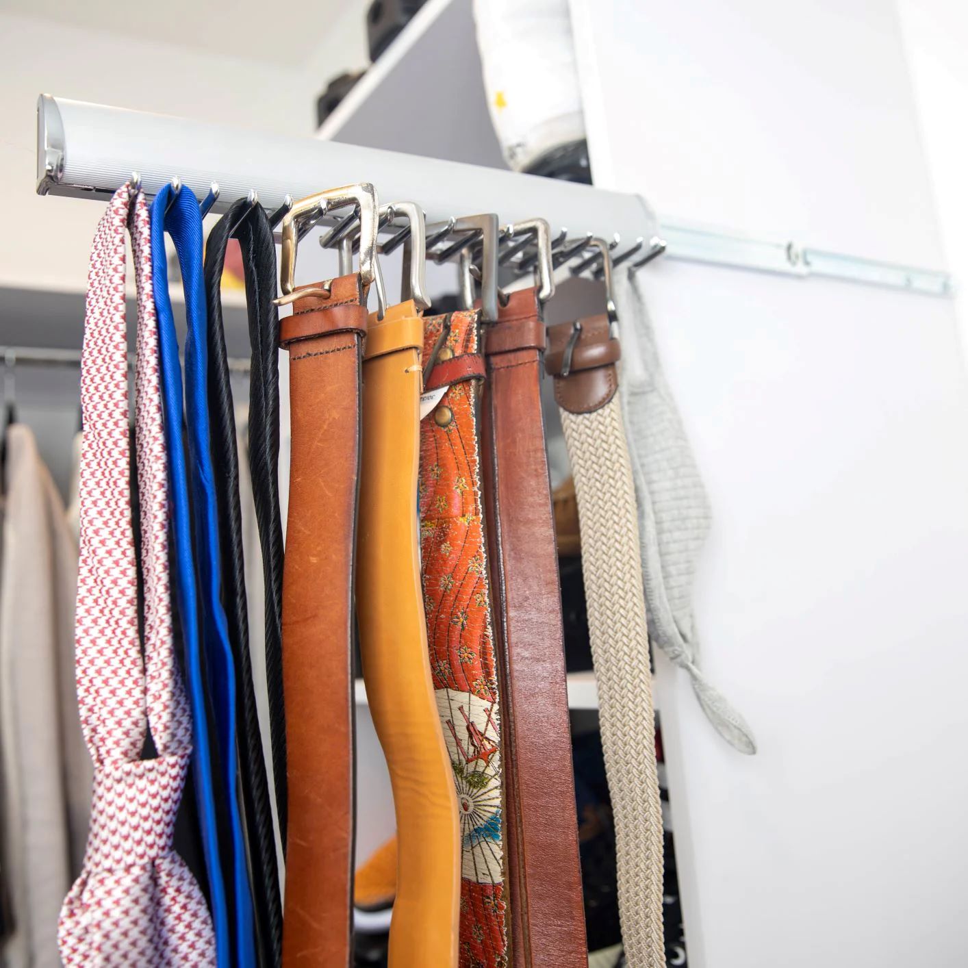 How To Store Belts In Closet