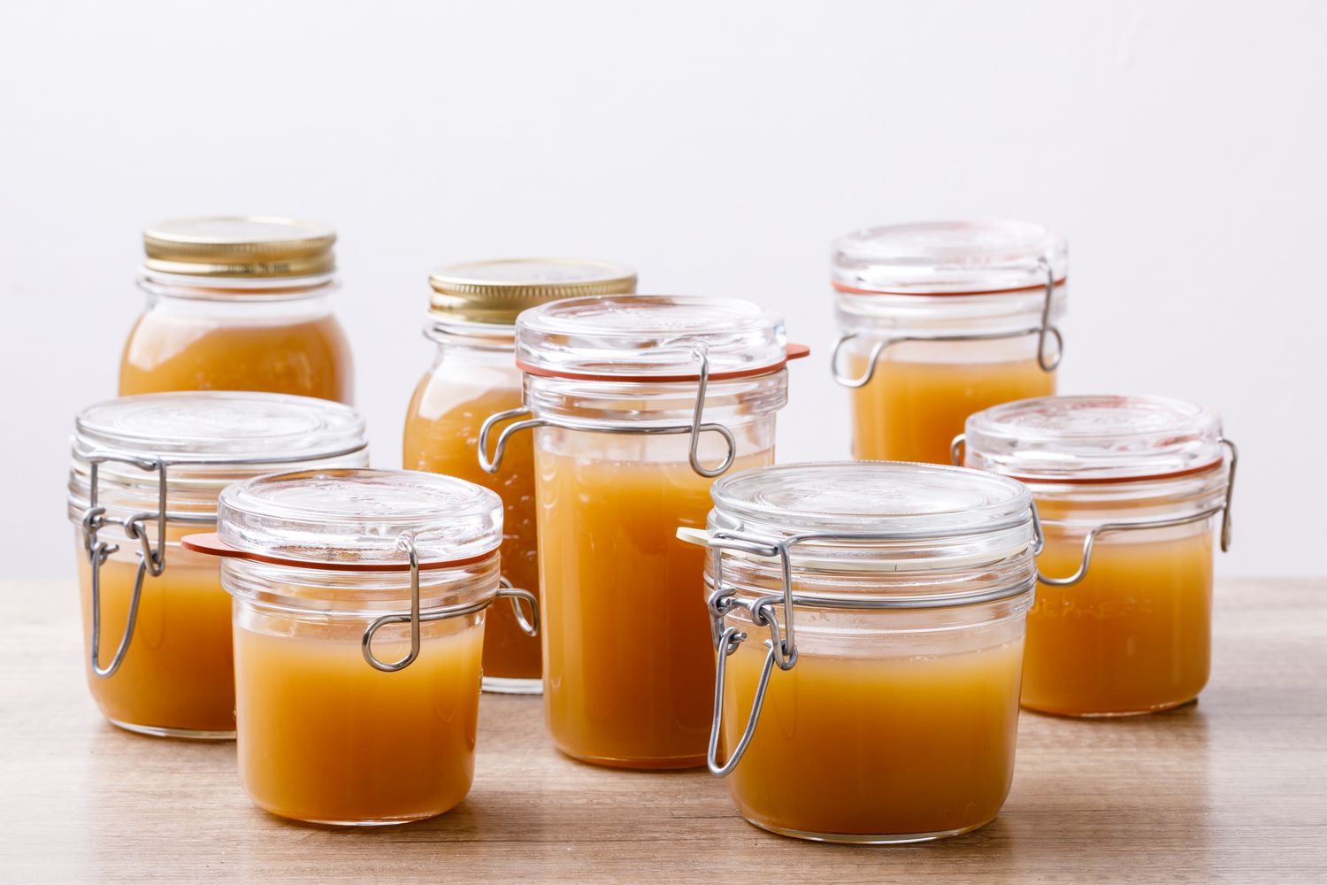 Overfilled my jars to freeze the bone broth I spent 48 hours