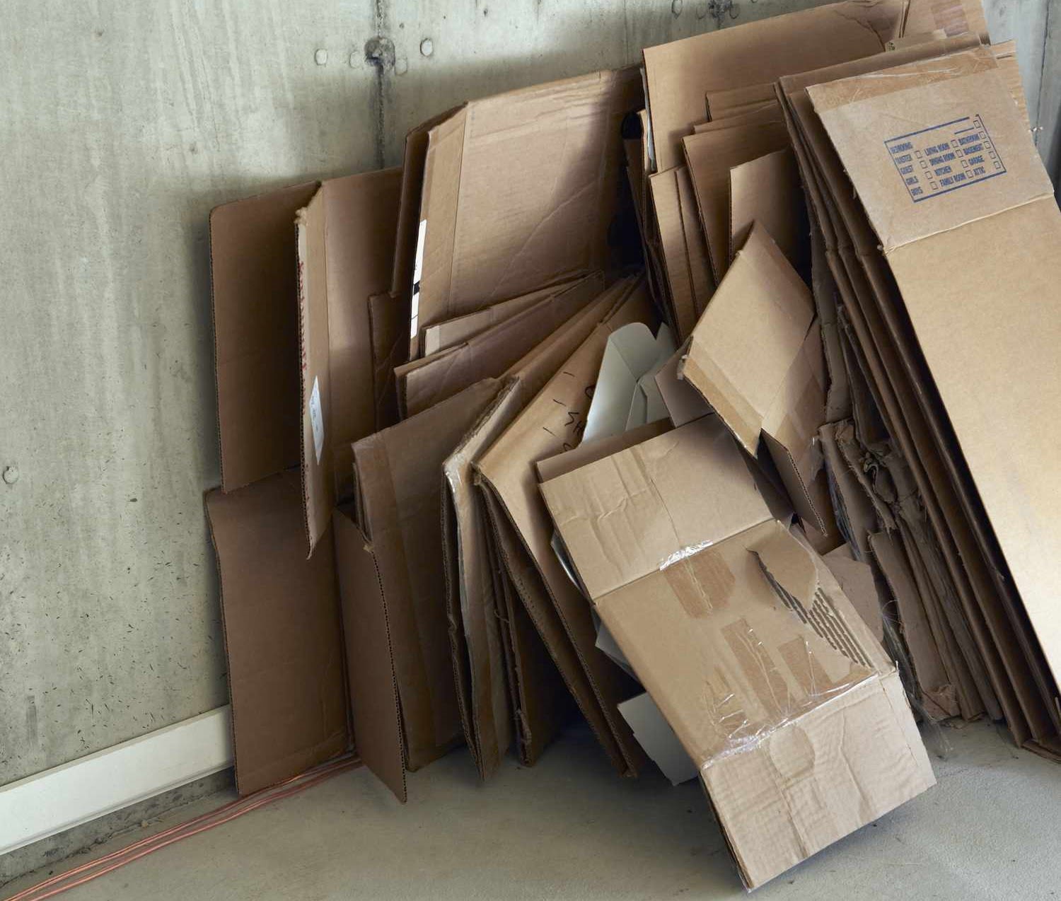 How To Store Broken Down Cardboard Boxes
