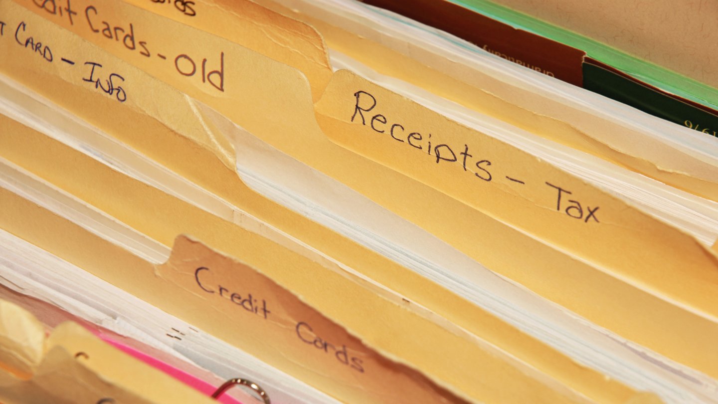 How To Store Business Receipts