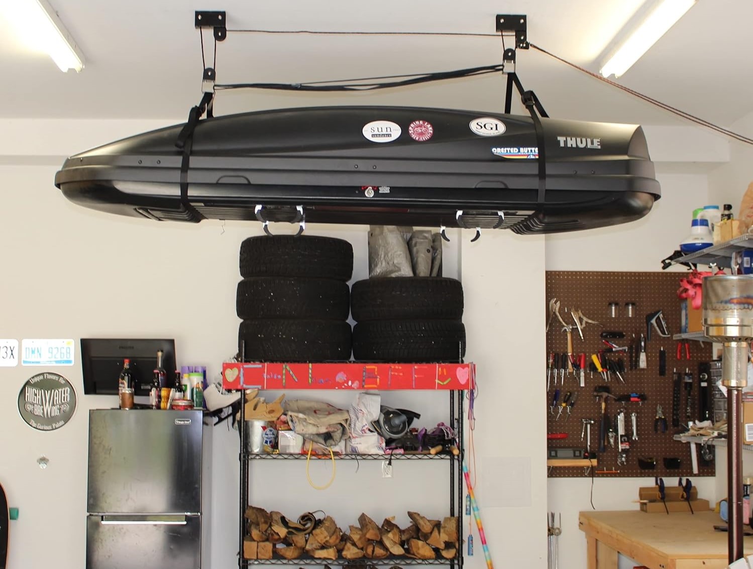 How To Store Cargo Box In Garage