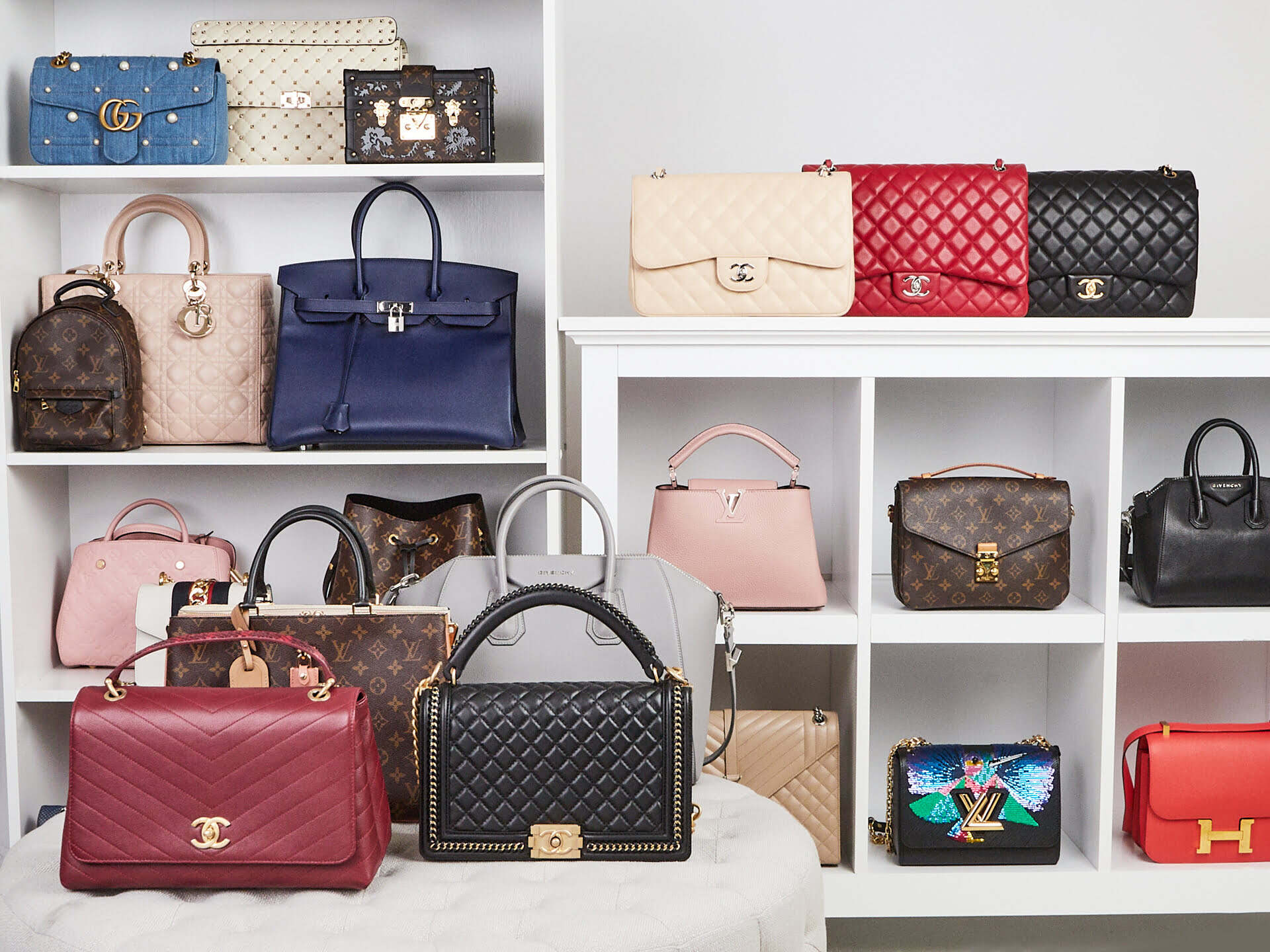 How To Store Designer Handbags In Closet
