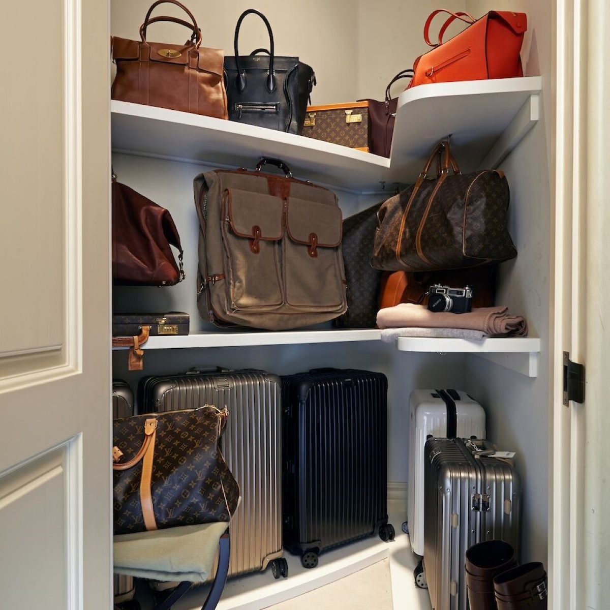 How To Store Duffle Bags In Closet