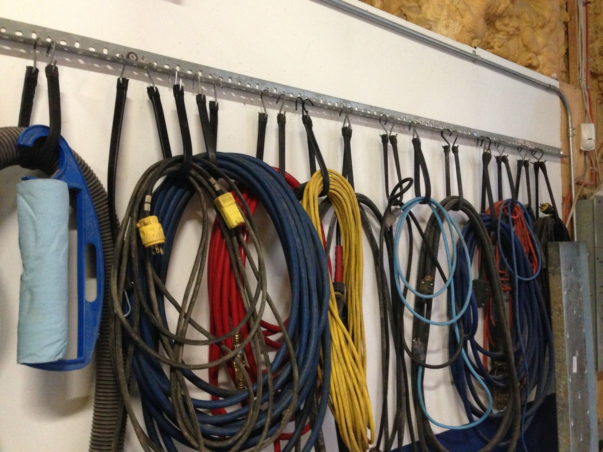 How To Store Extension Cords In Garage