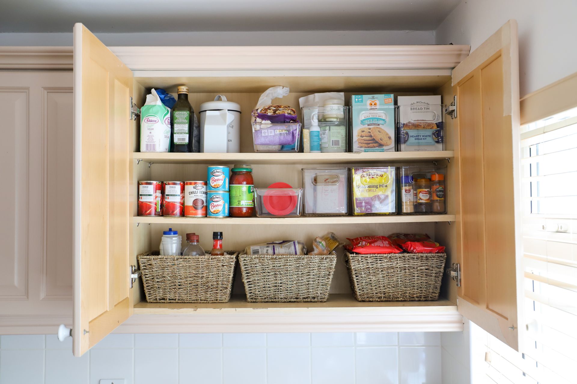 How To Store Food In Kitchen Cupboards