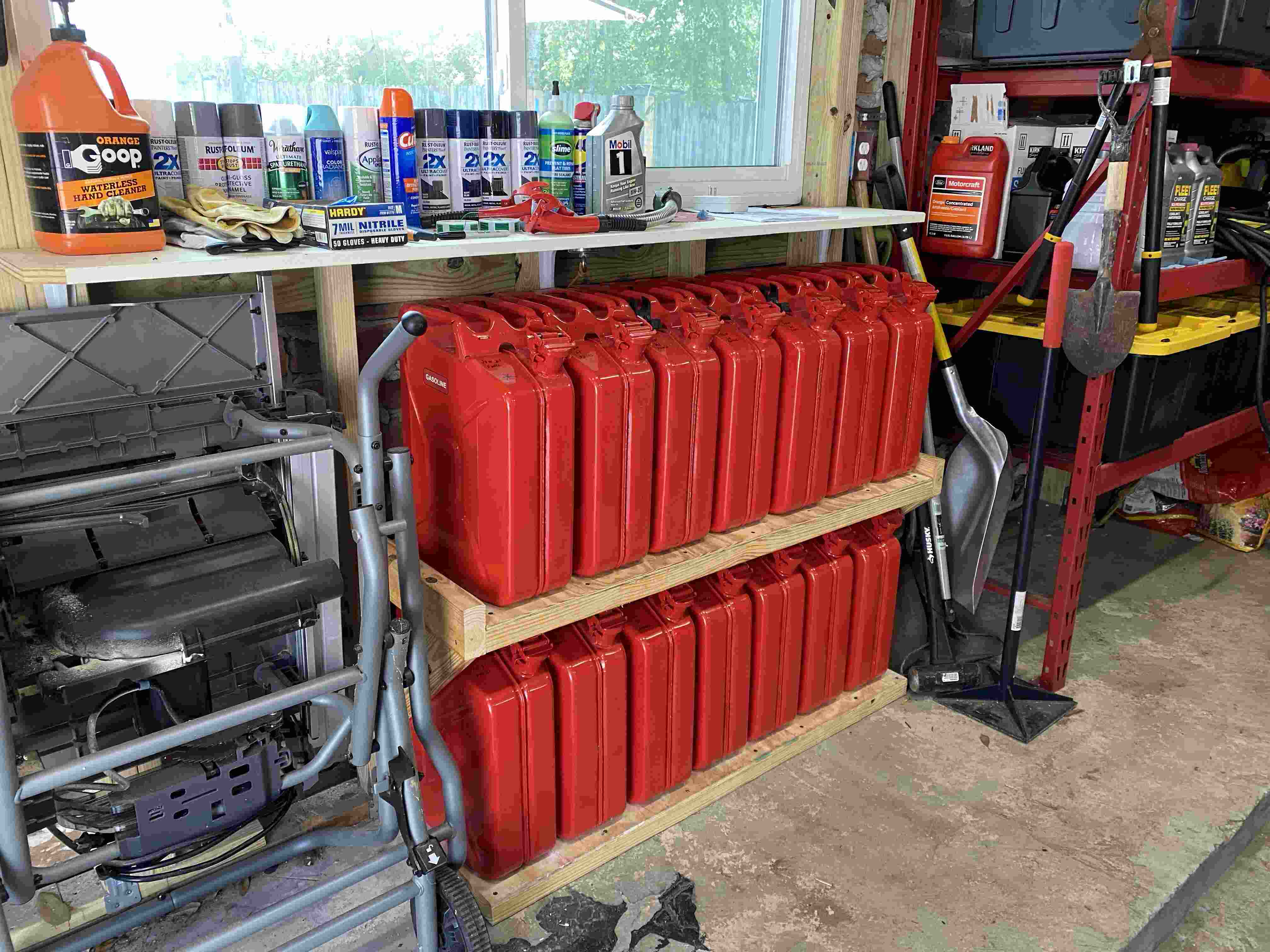 How To Store Gas In Garage