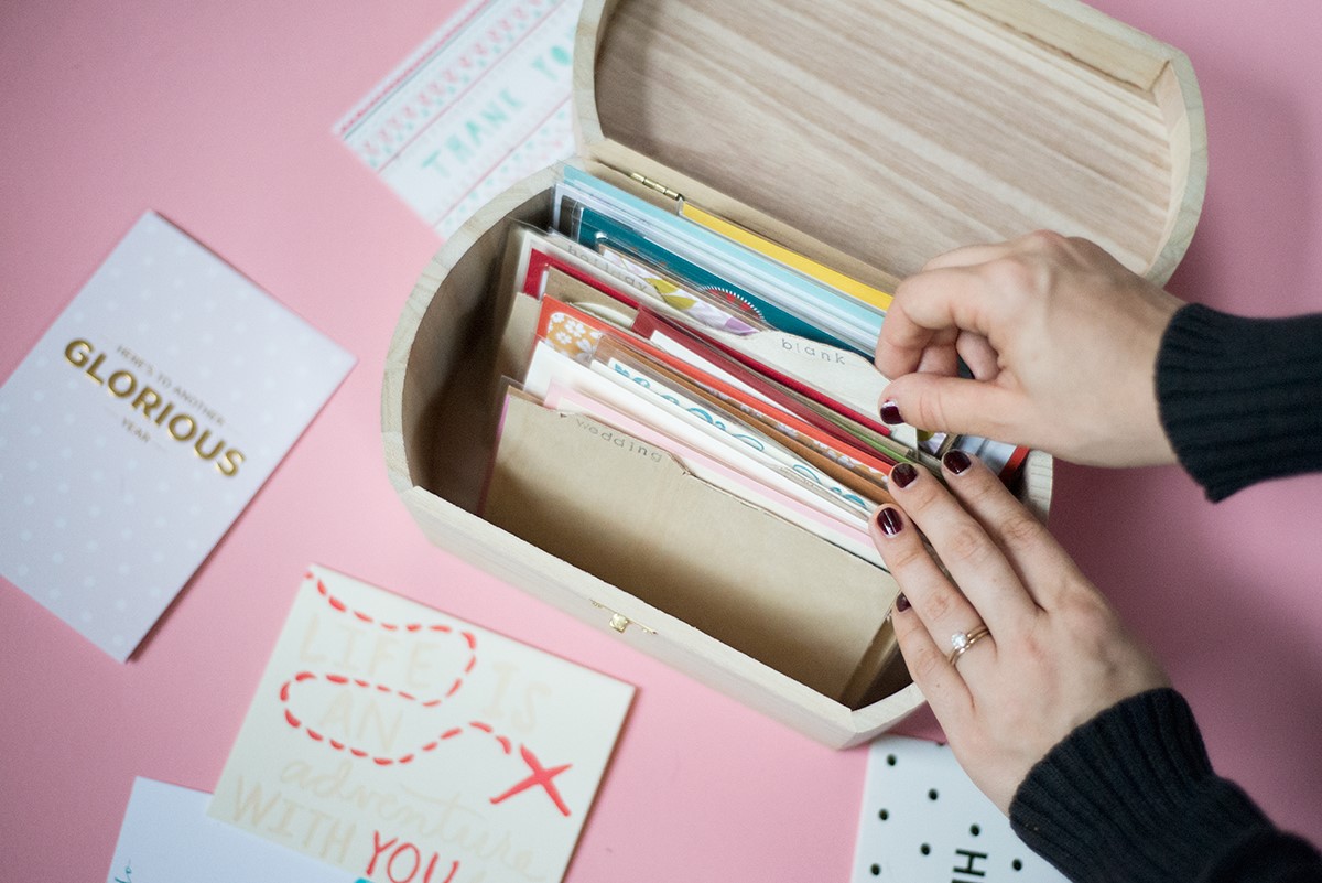 How To Store Greeting Cards