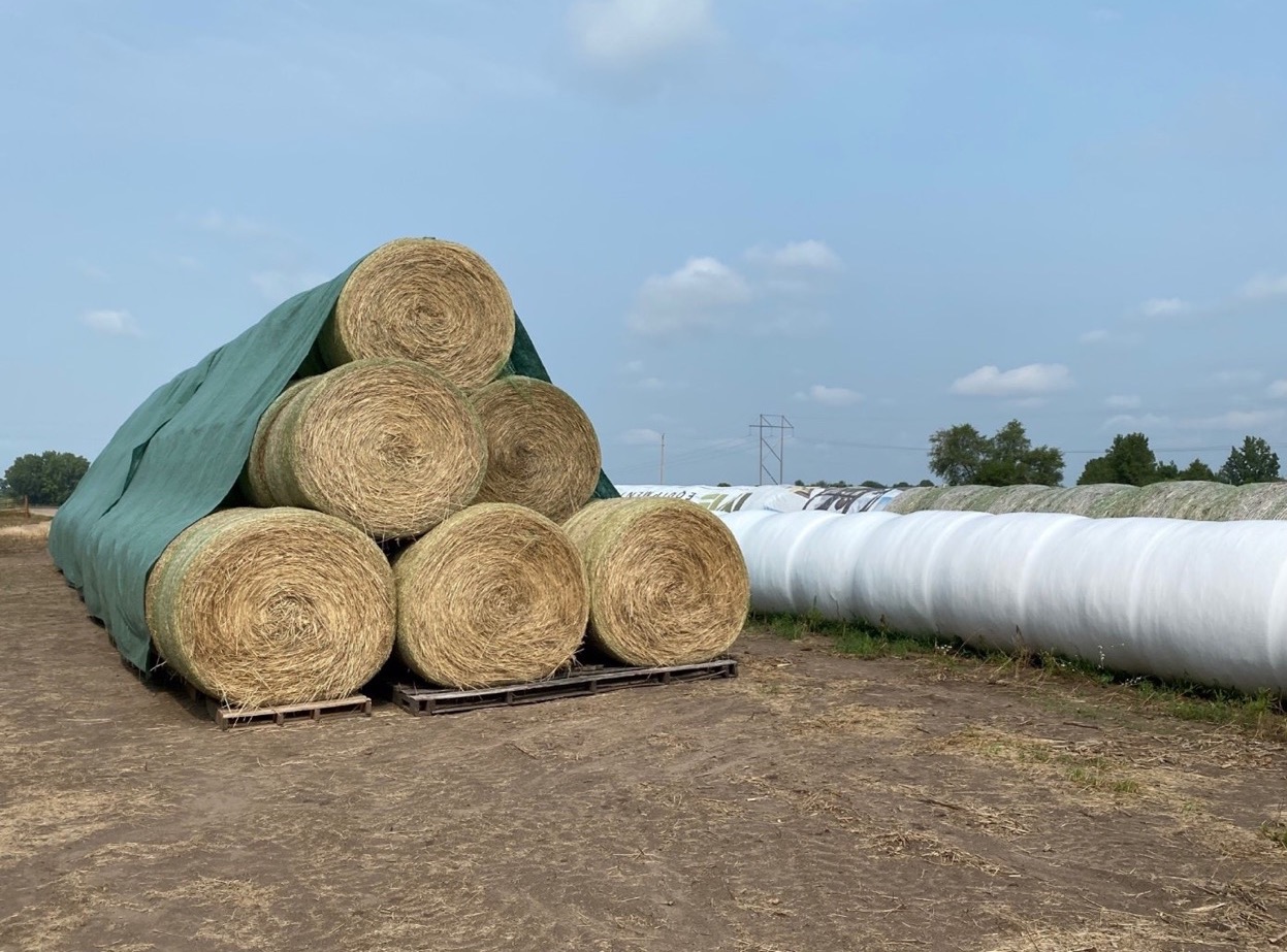 How To Store Hay Outside