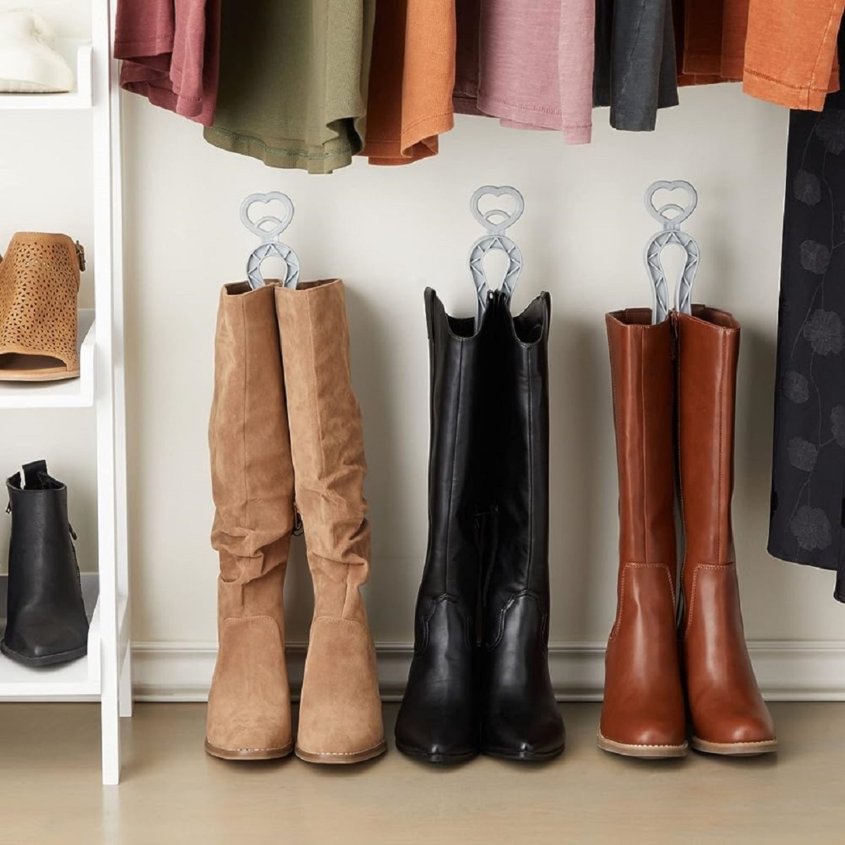 How to Keep Tall Boots from Slouching (And Organize Your Closet