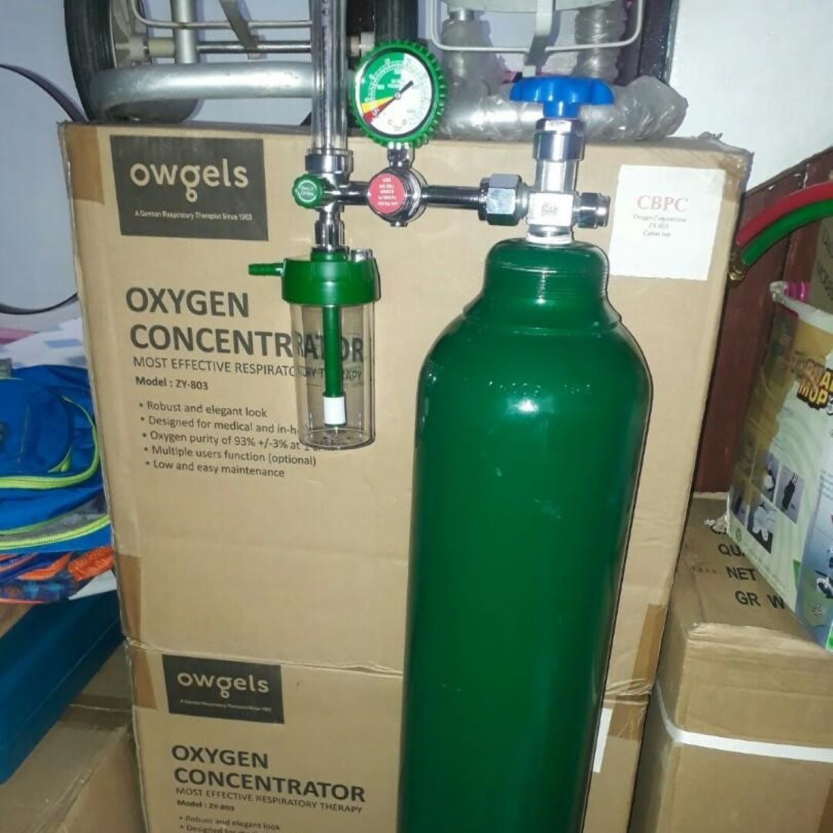 Multiple Oxygen Tank Holders
