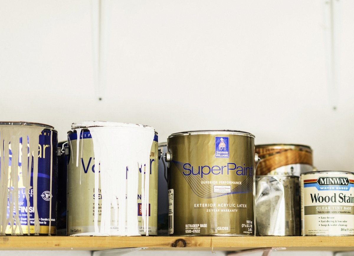 How To Store Paint Cans In Garage