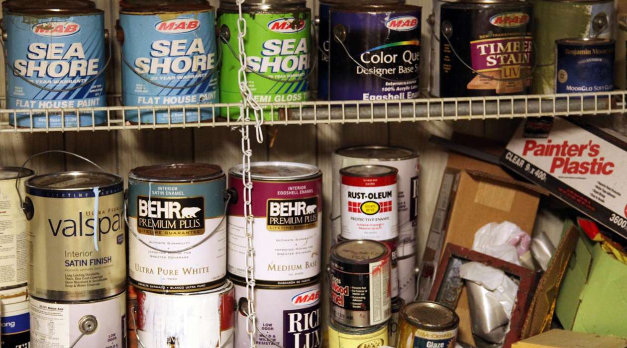 How To Store Paint In Garage