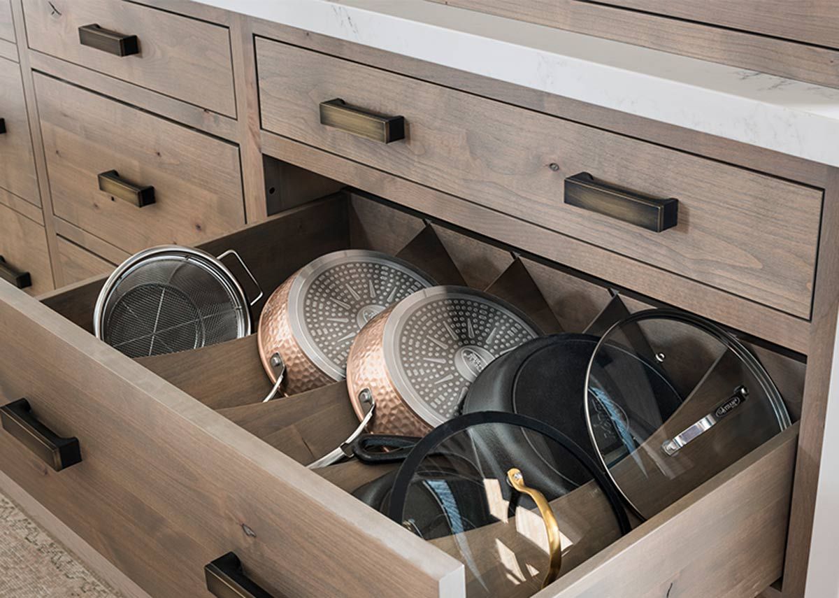 How To Store Pots And Pans In Drawers