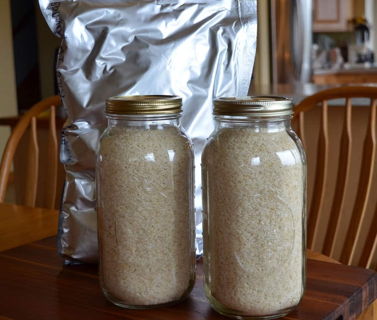 How To Store Rice In Mason Jars