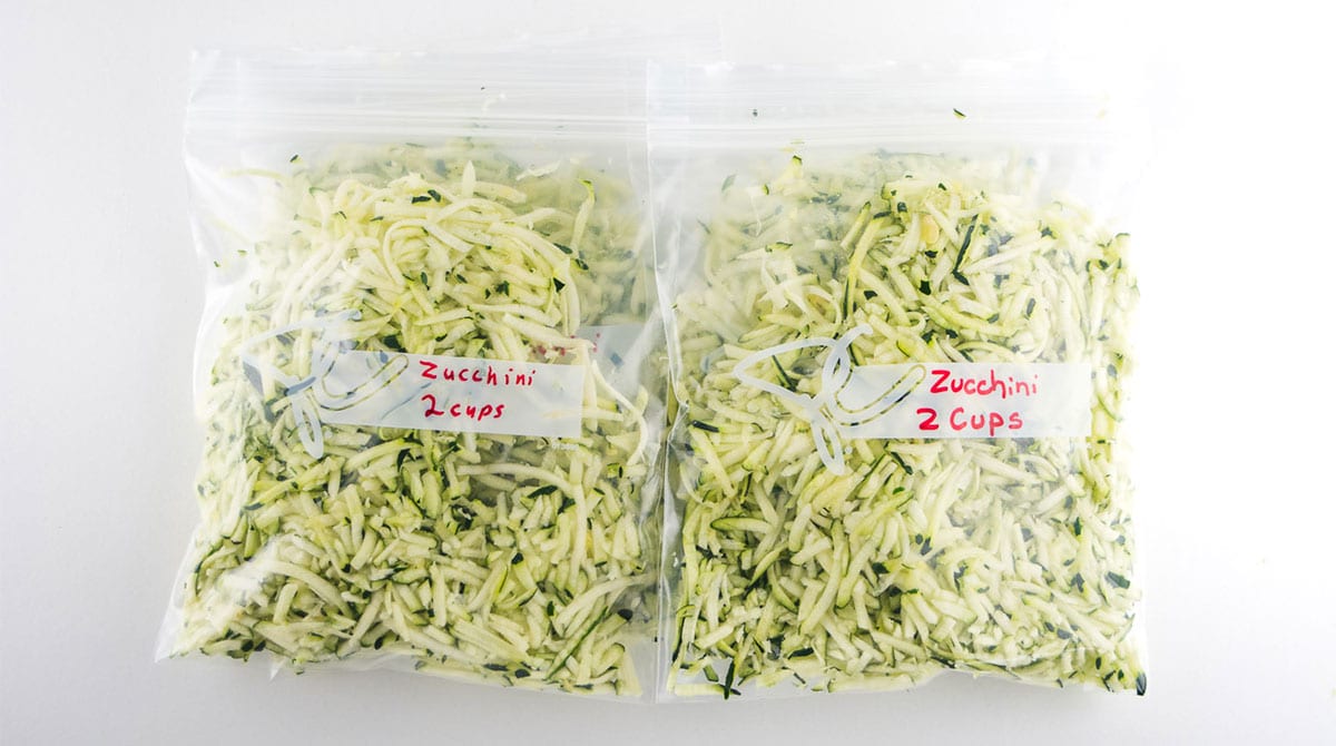 How To Store Shredded Zucchini