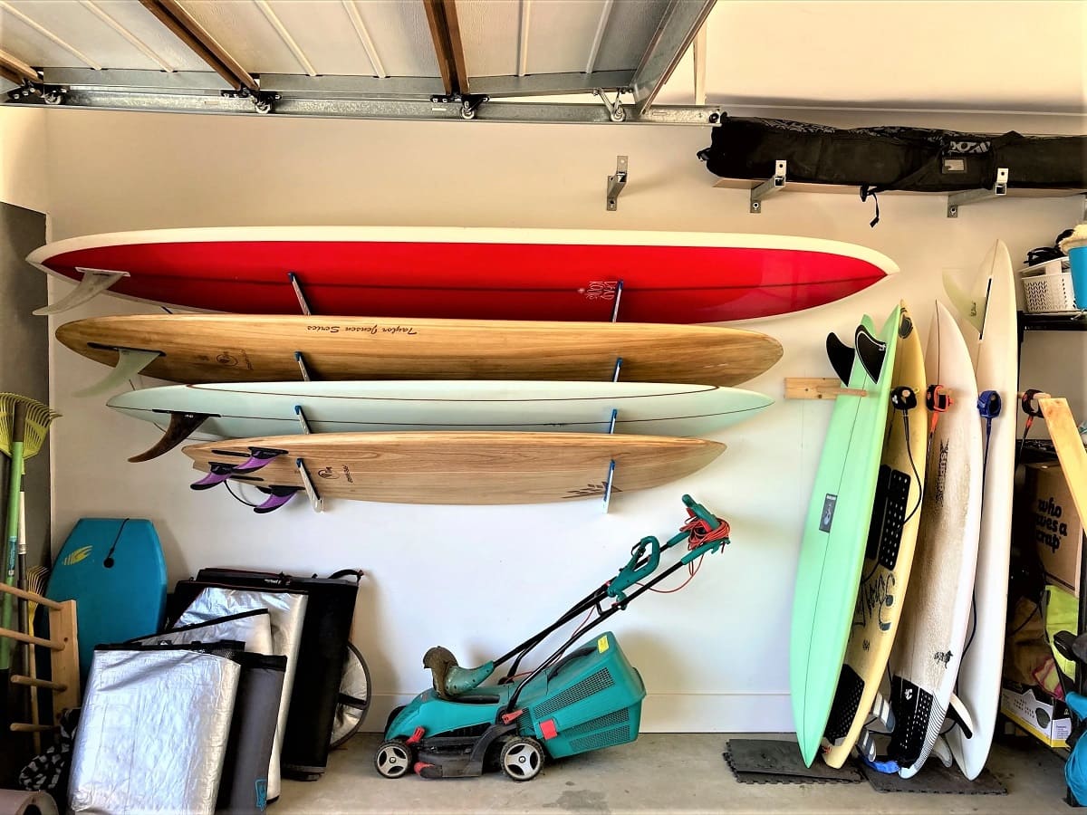 How To Store Surfboards In Garage