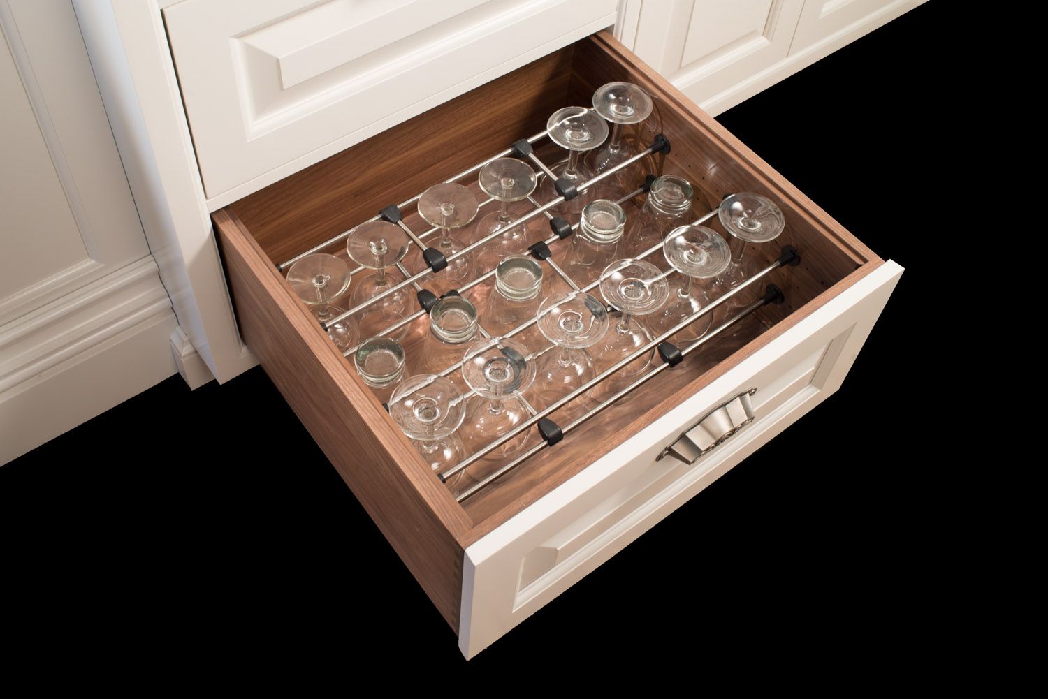 How To Store Wine Glasses In A Drawer