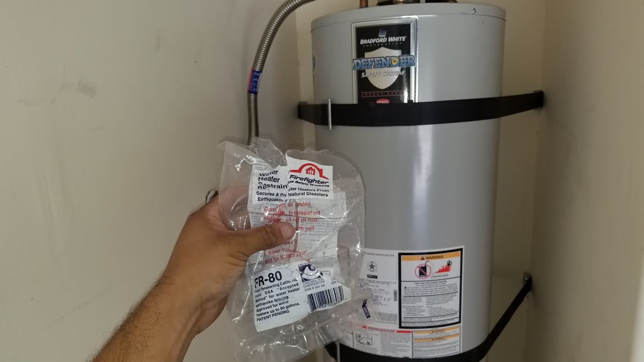 How To Strap A Water Heater