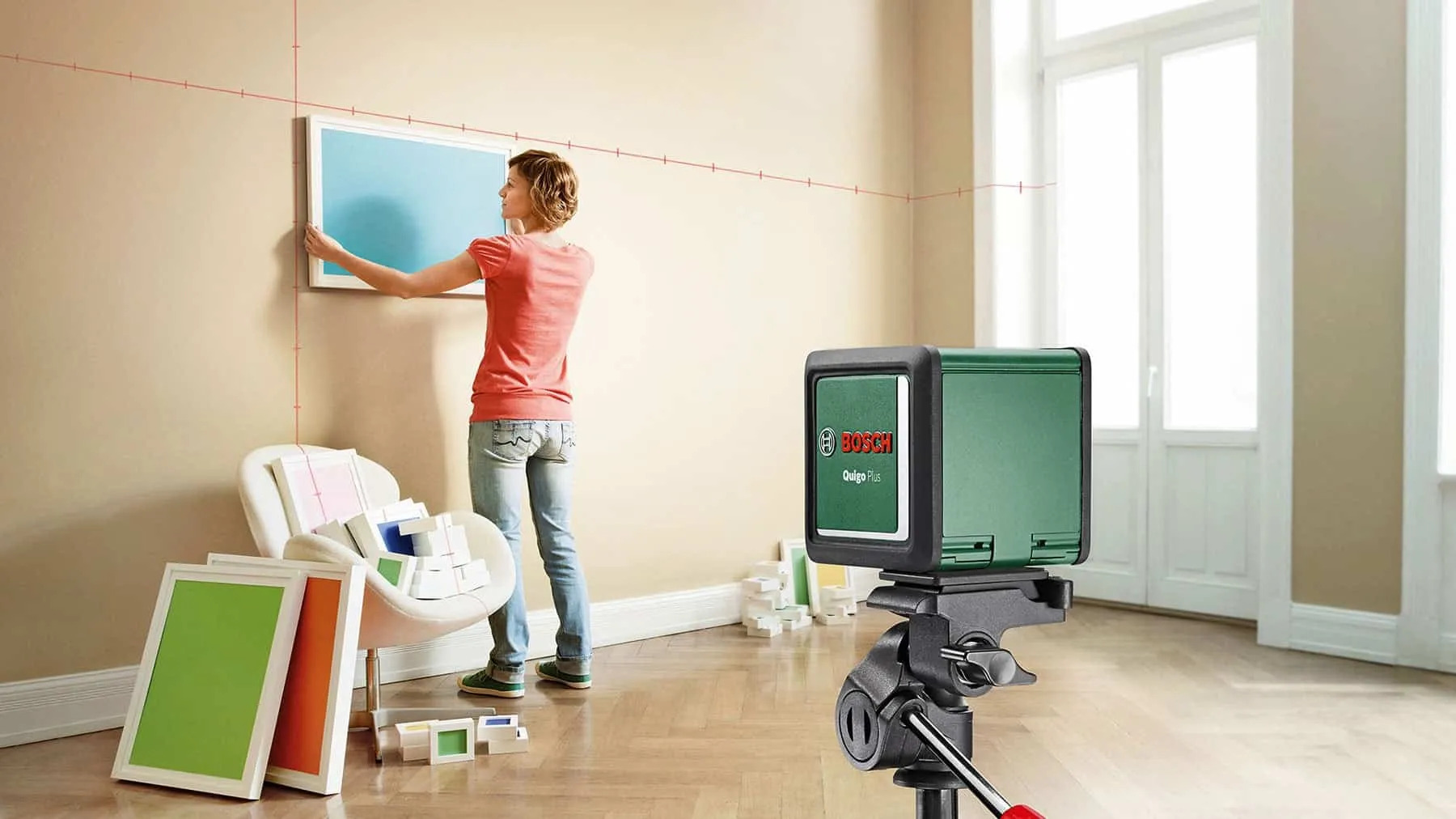 How To Use Laser Level To Hang Pictures