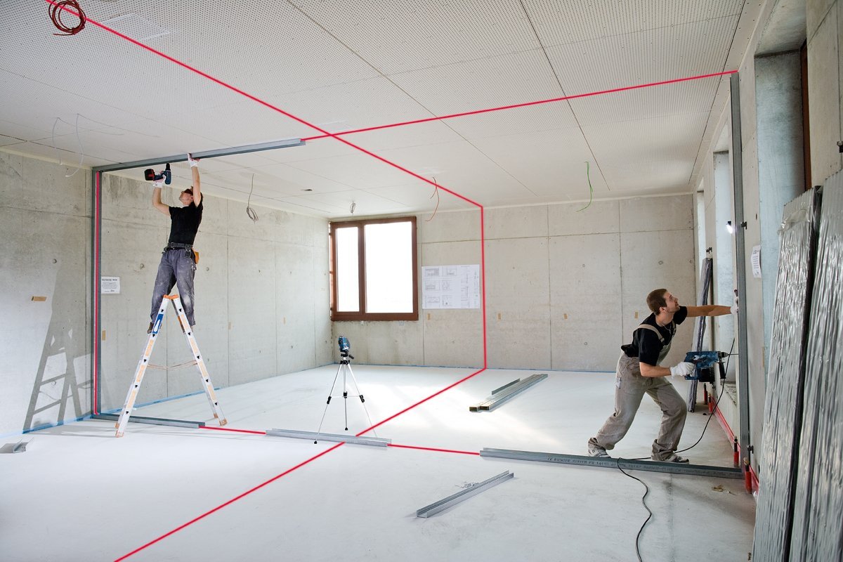 How To Use Line Laser Level To Layout Ceiling Recessed Lights