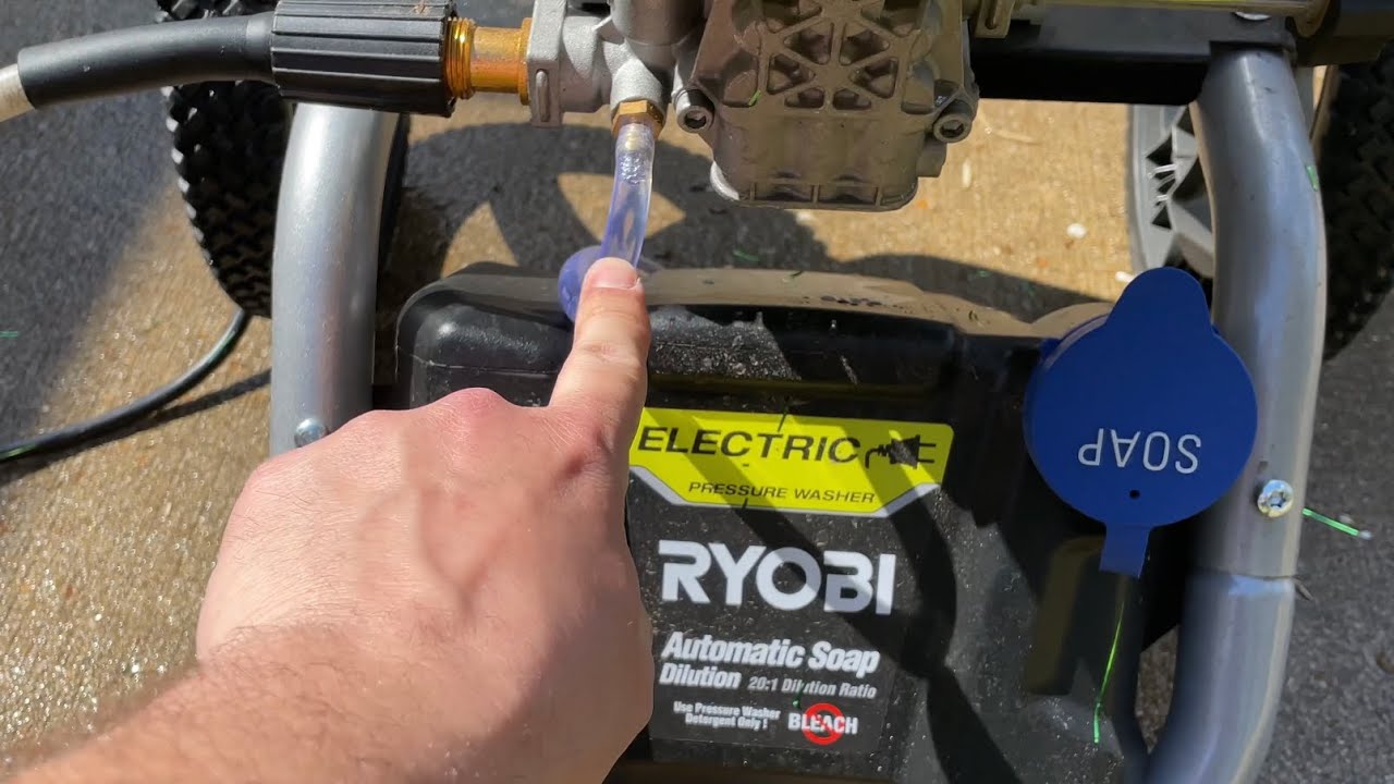 How To Use Soap With Ryobi Pressure Washer