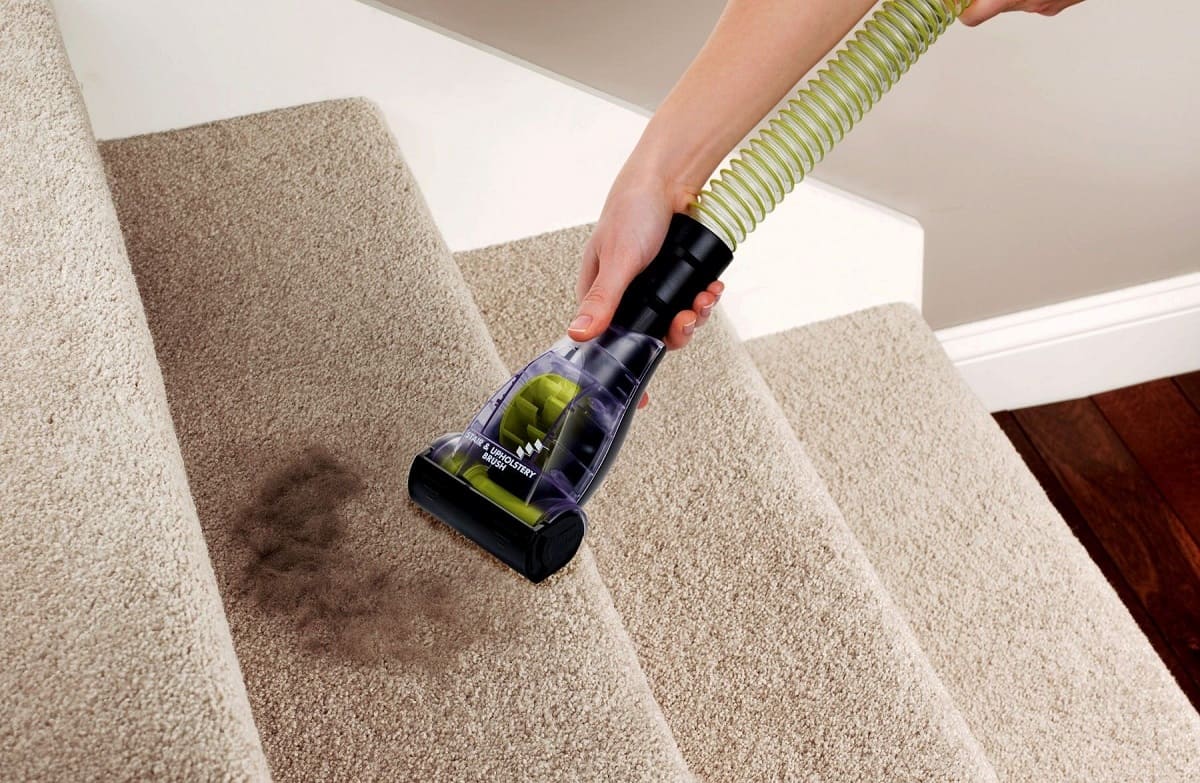 How To Vacuum Carpeted Stairs