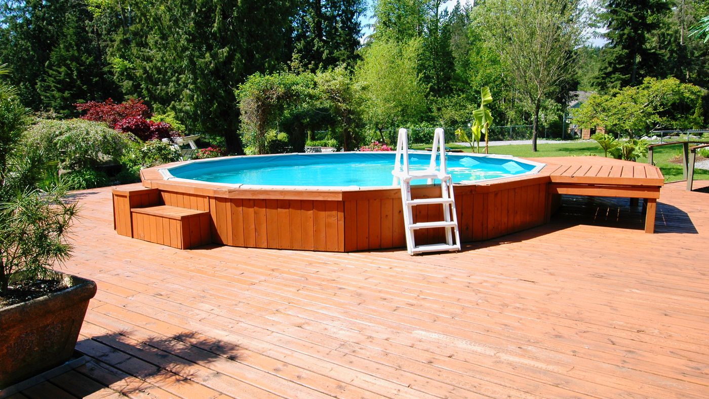 In-Ground And Above-Ground Pool Deck Ideas On A Budget