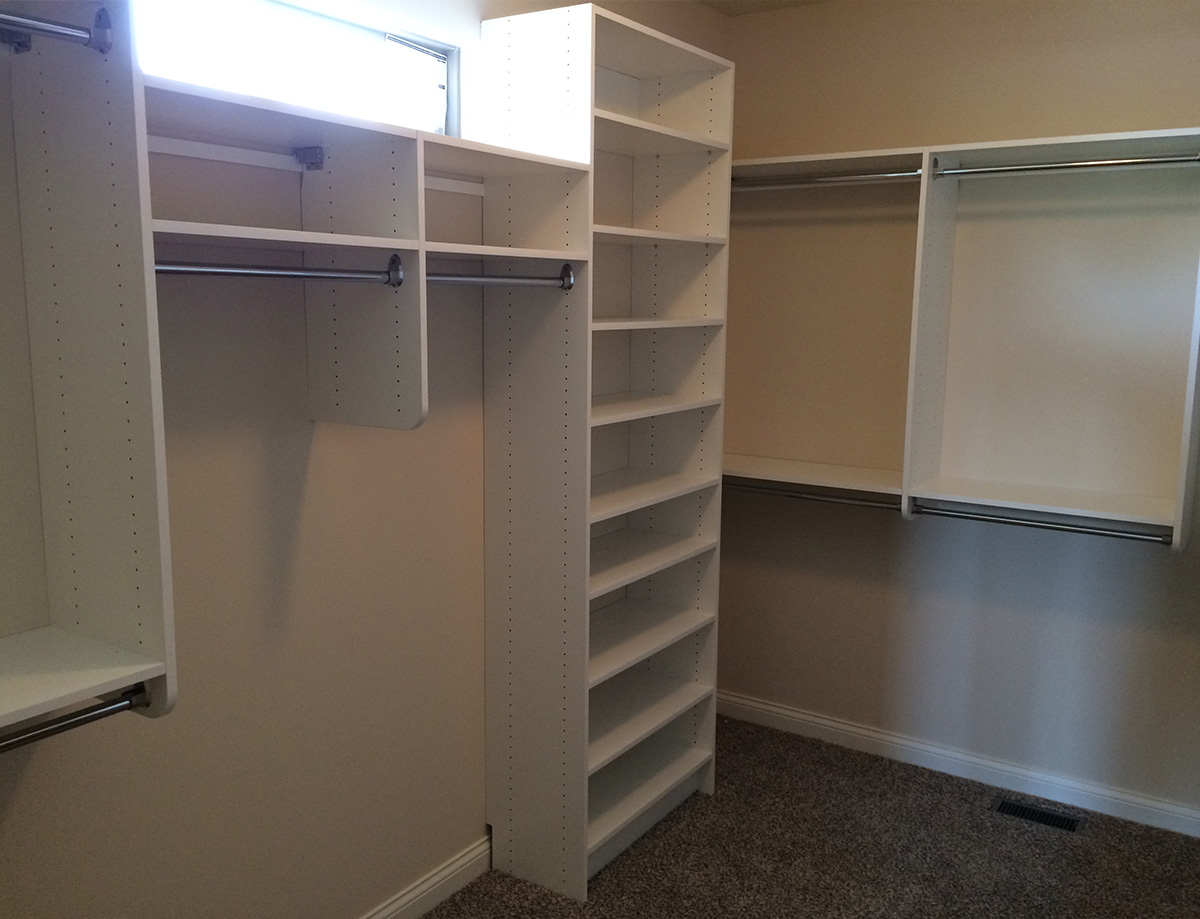Install Simple Closet Shelves