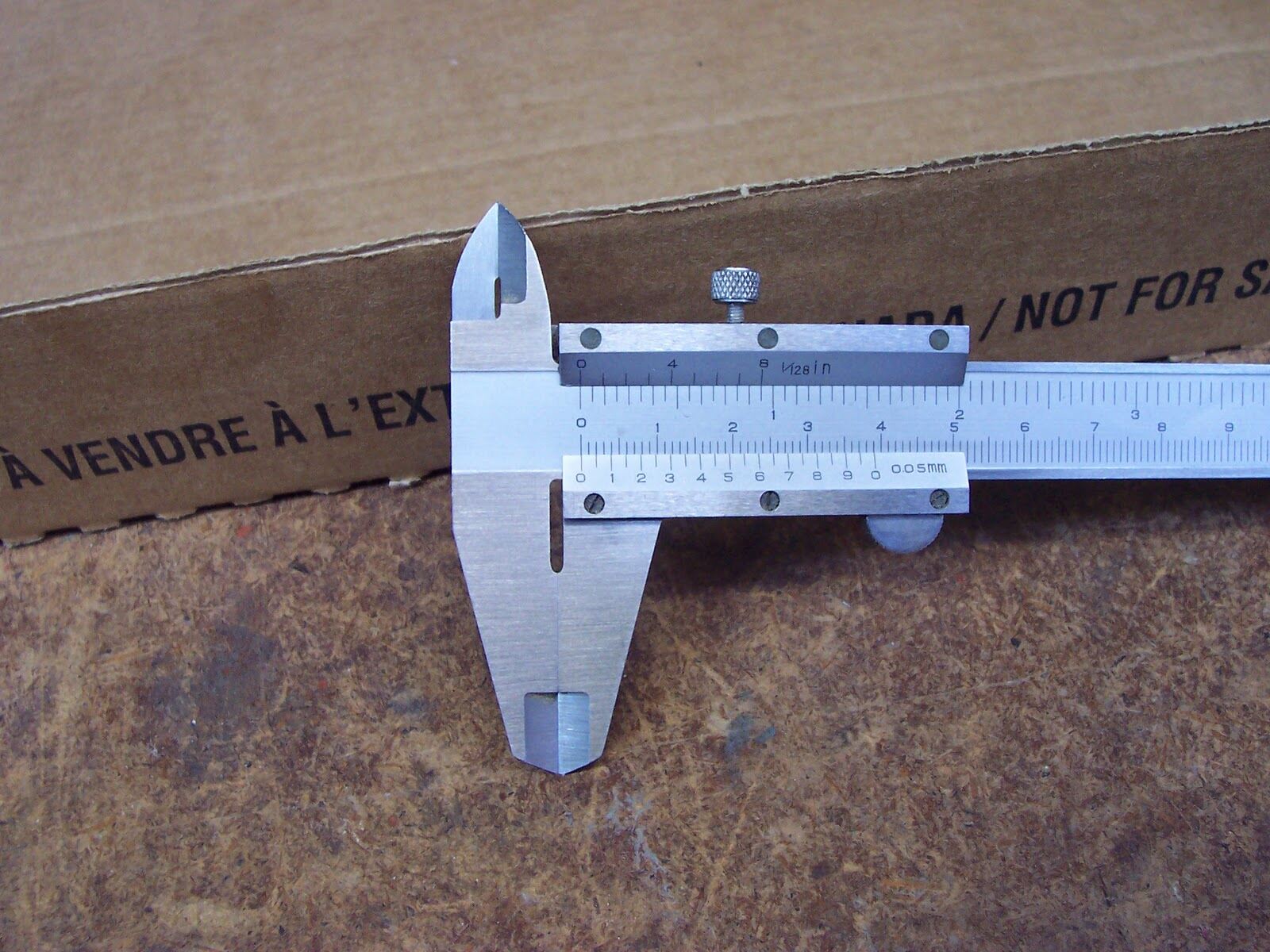 How to read store vernier caliper mm