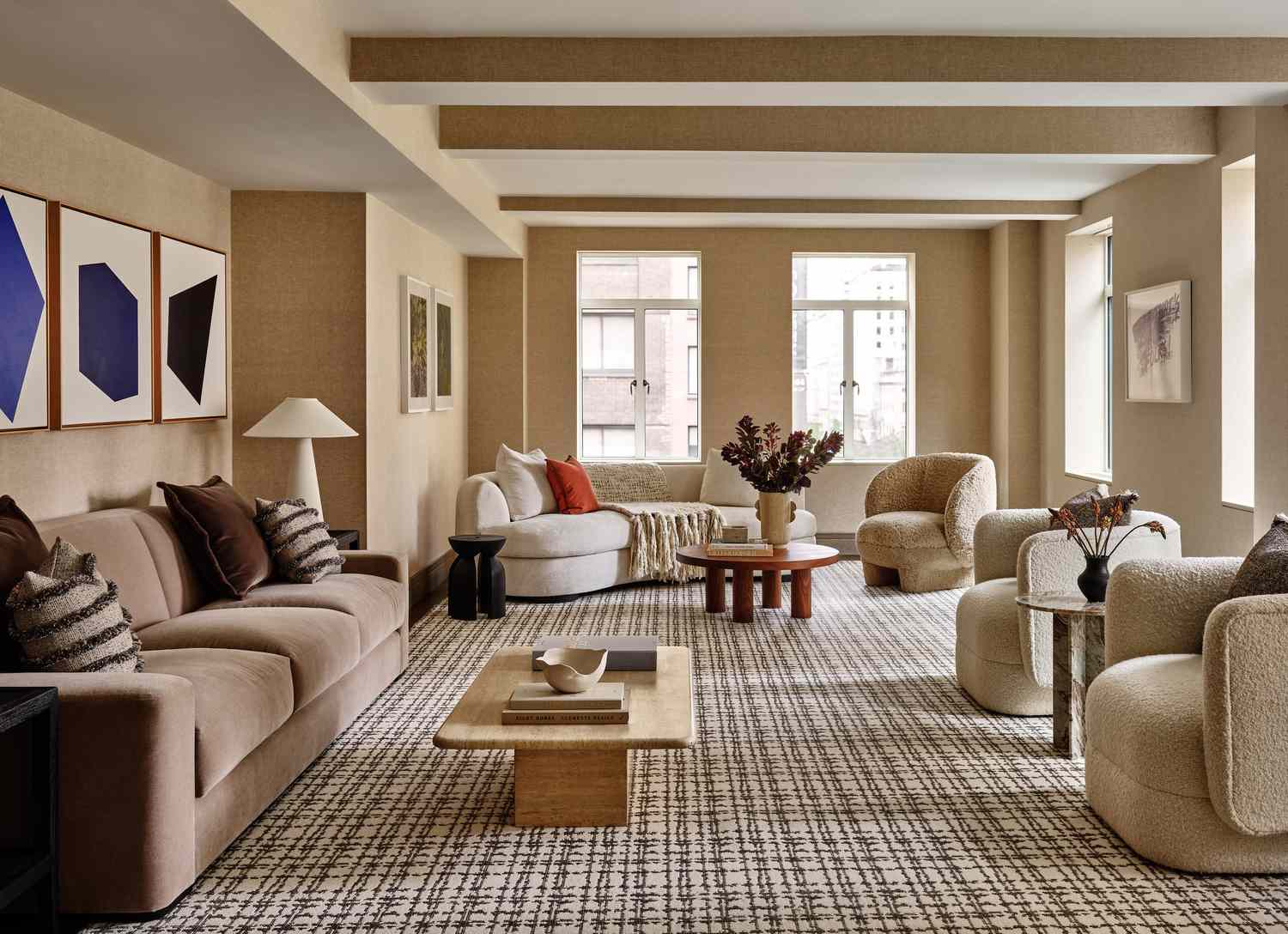 What Colour Goes With Cream And Brown Living Room