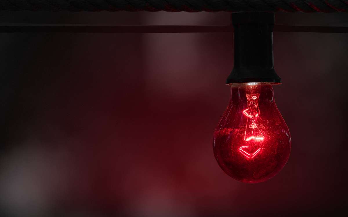 What Does A Red Light Bulb Mean