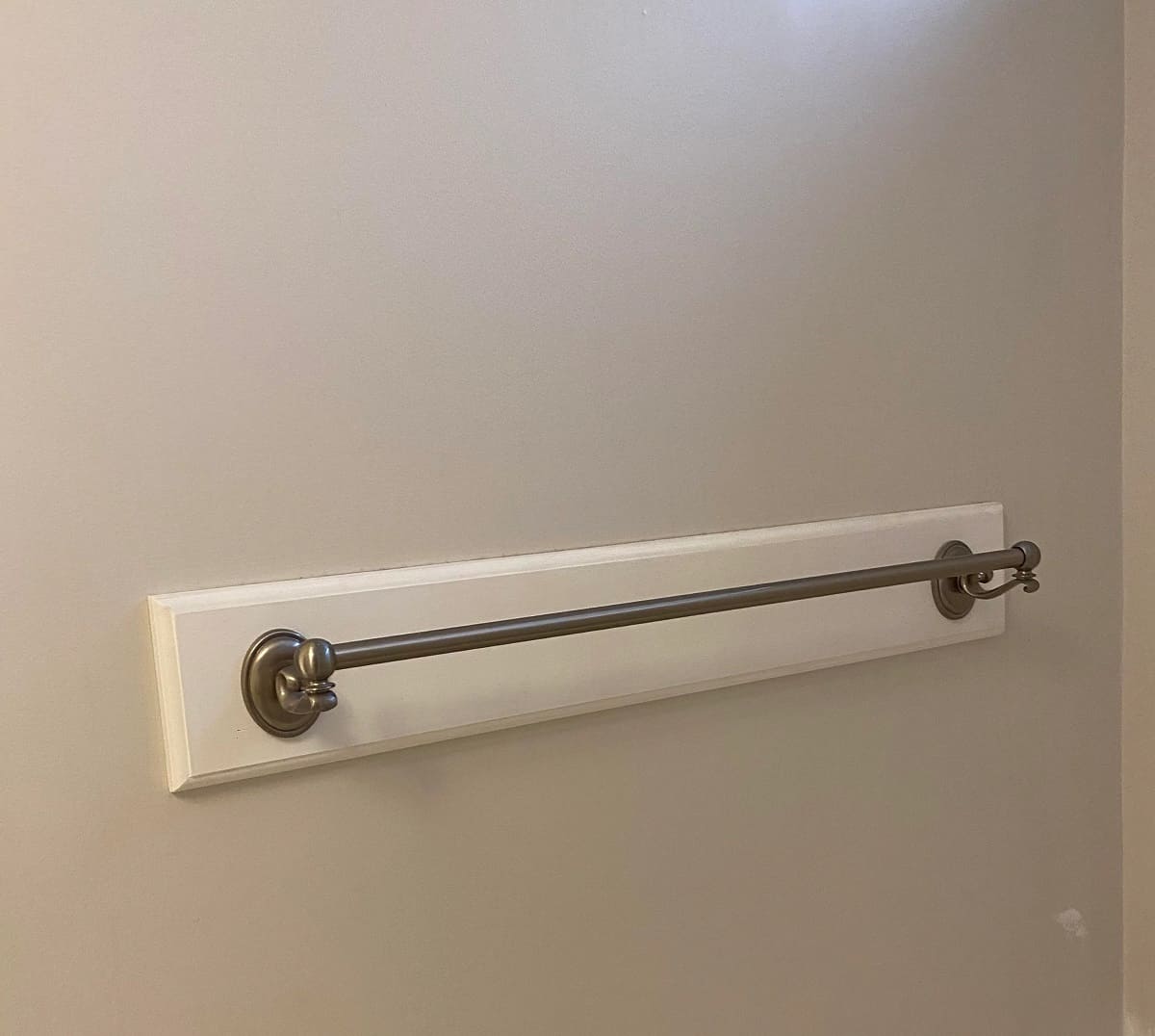 How to Permanently Anchor a Bathroom Towel Bar (DIY)
