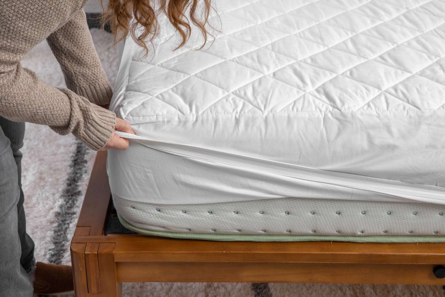 Premium Incontinence Washable Bed Pad - Heavy Duty Reusable Cotton