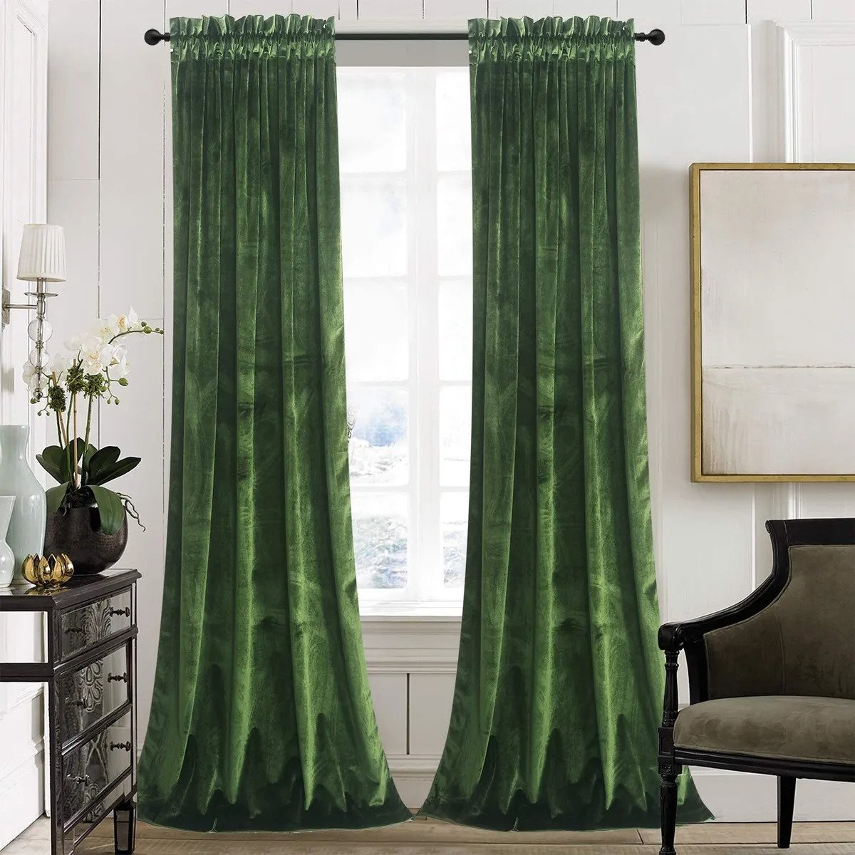10 Incredible Green Drapes for 2024