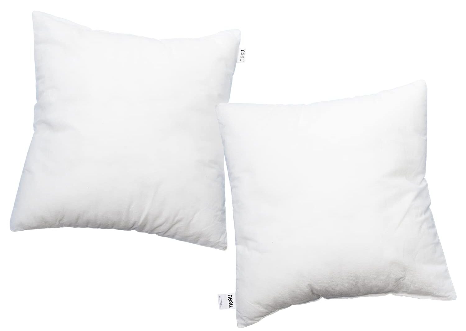 Euro Pillow Sham Covers 26x26 Set of 2, Super Soft and Cozy White European Pillow  Shams, Brushed Microfiber Euro Sham Pillow Covers 
