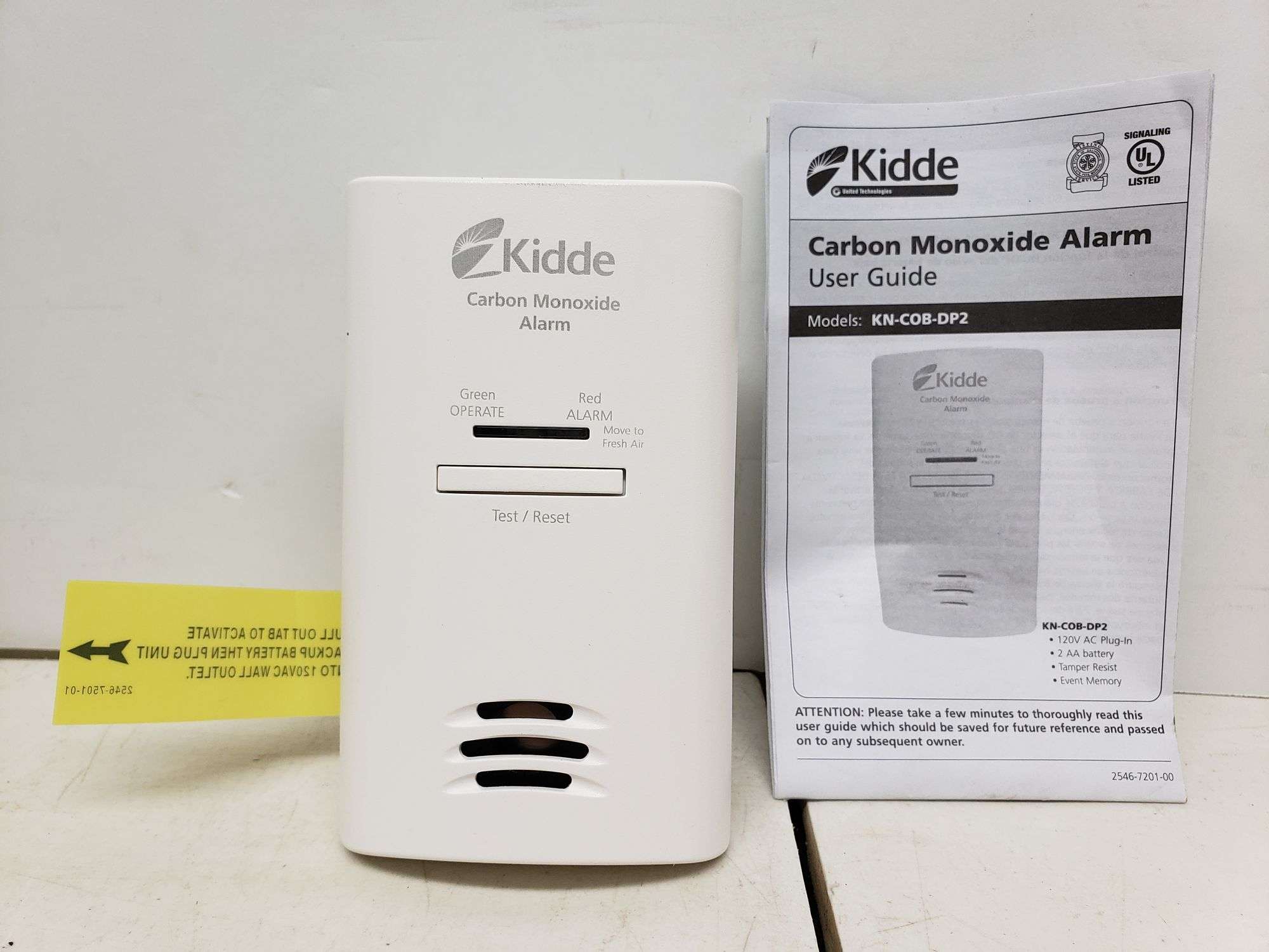 thumbnail interactive-video image 1 of No-Drill Wall Mount For Kidde CO Detector | Portable Hanging Bracket For KN-COB-LP2 | Travel, RV, Camping 1 of 6