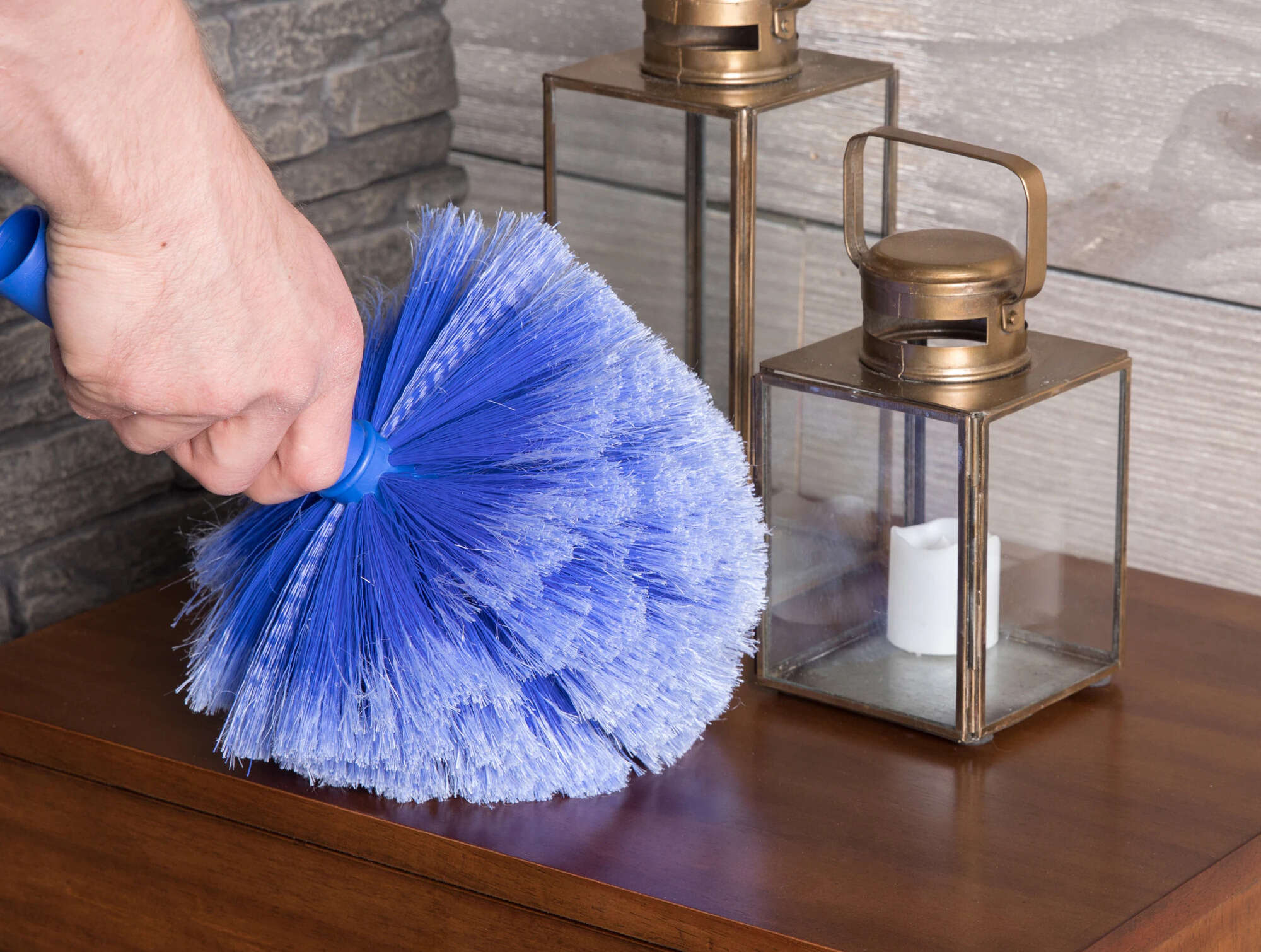 Efficient Ceiling Fan Corner Cobweb Brush Duster Cleaner for