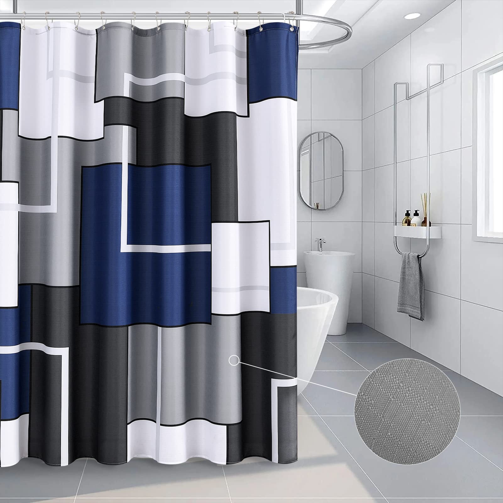 4 Pcs Shower Curtain Set Marble Black Gold Ombre Luxury Abstract Fluid  Modern With Non Slip Rugs Toilet Lid Cover And Bath Mat Bathroom Decor Set  72