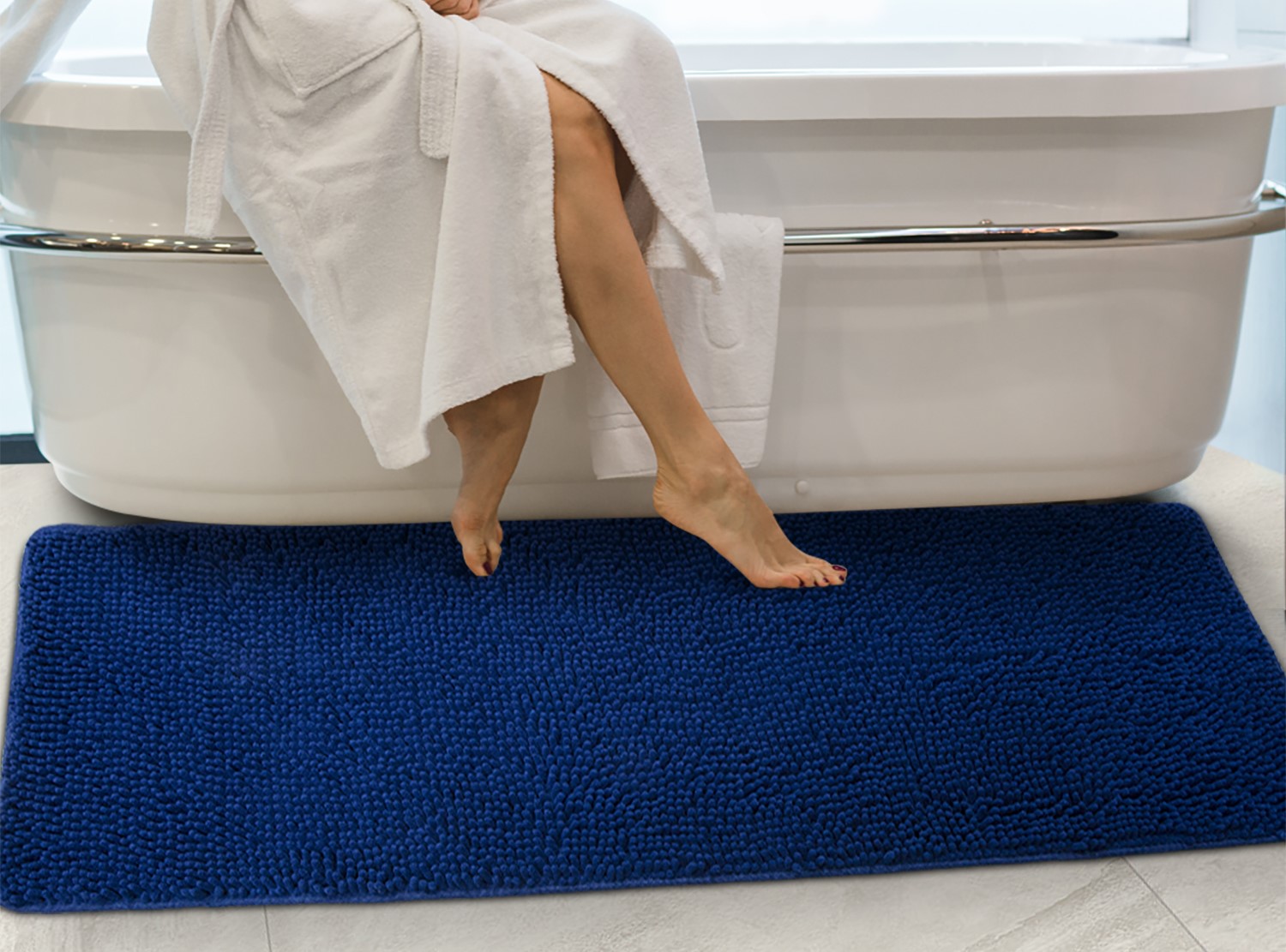 11 Amazing Blue Bathroom Rugs for 2024