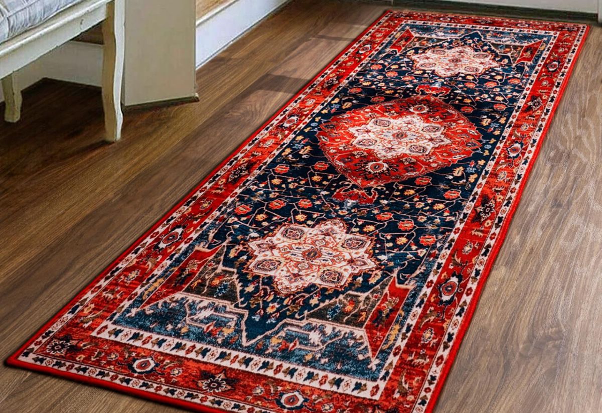  famibay 2x6 Hallway Runner Rug with Rubber Backing